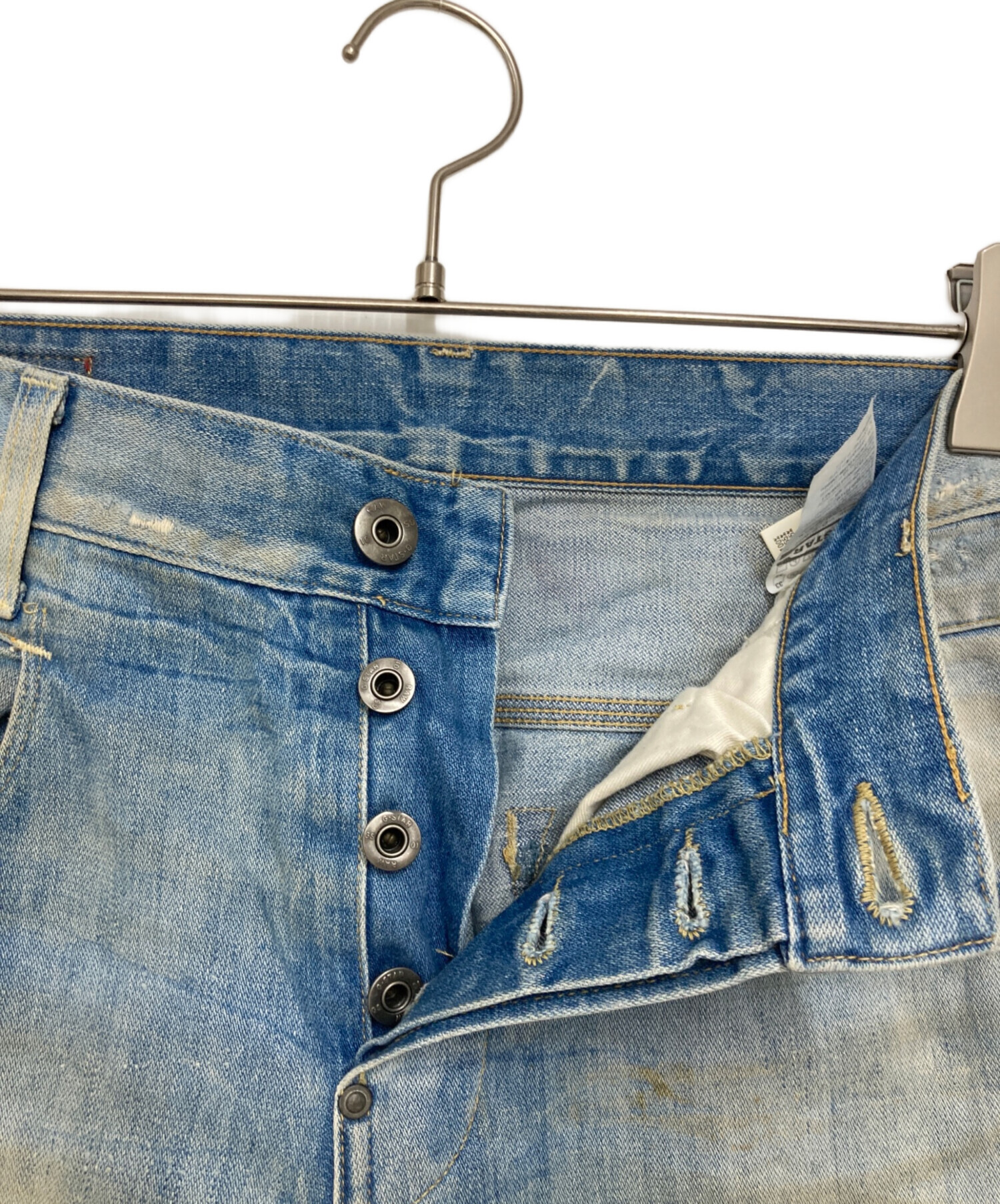 中古・古着通販】G-STAR RAW (ジースターロゥ) ペイント加工デニム 