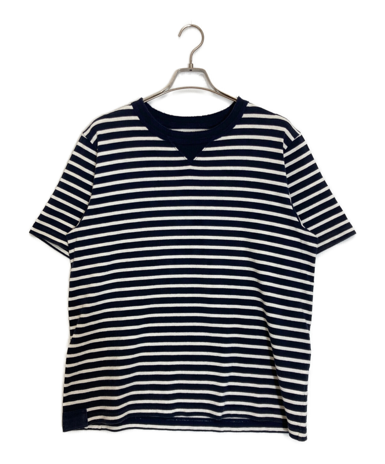 中古・古着通販】sacai (サカイ) Dixie Border T-Shirt ネイビー