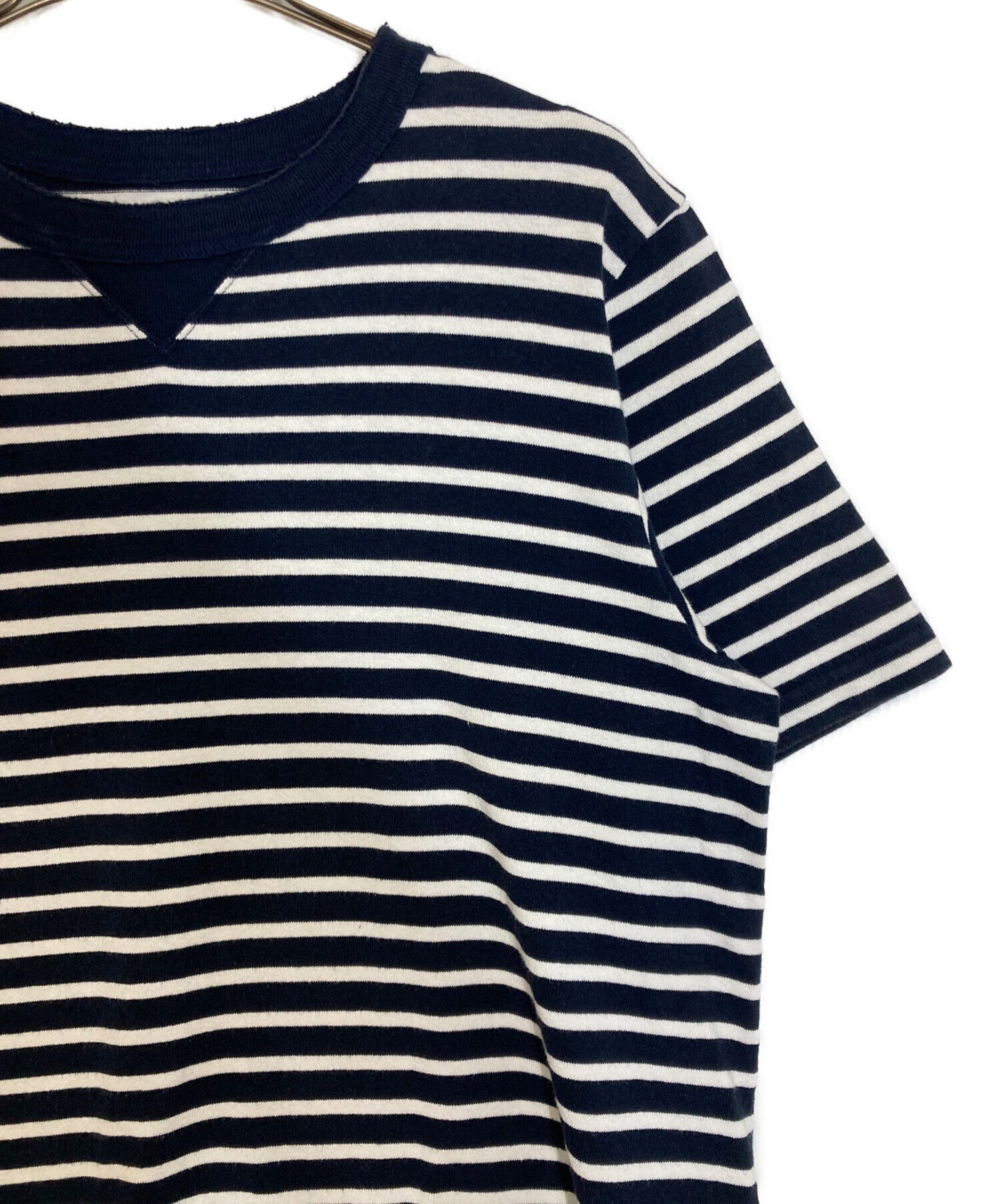 中古・古着通販】sacai (サカイ) Dixie Border T-Shirt ネイビー