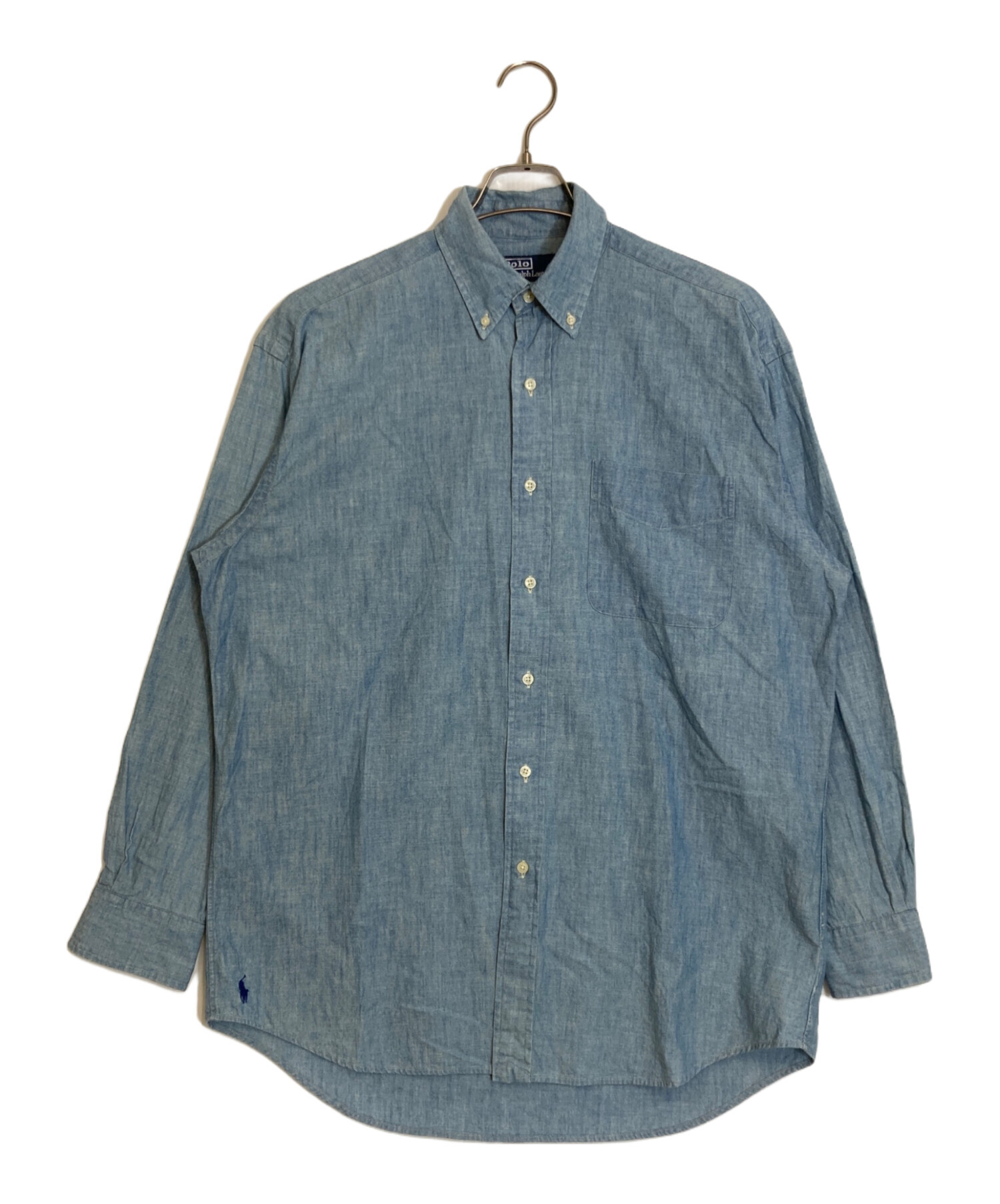 POLO RALPH LAUREN シャンブレーシャツ　新品未使用　メンズM✨ 中古・古着通販】POLO RALPH LAUREN (ポロ・ラルフローレン) ボタン