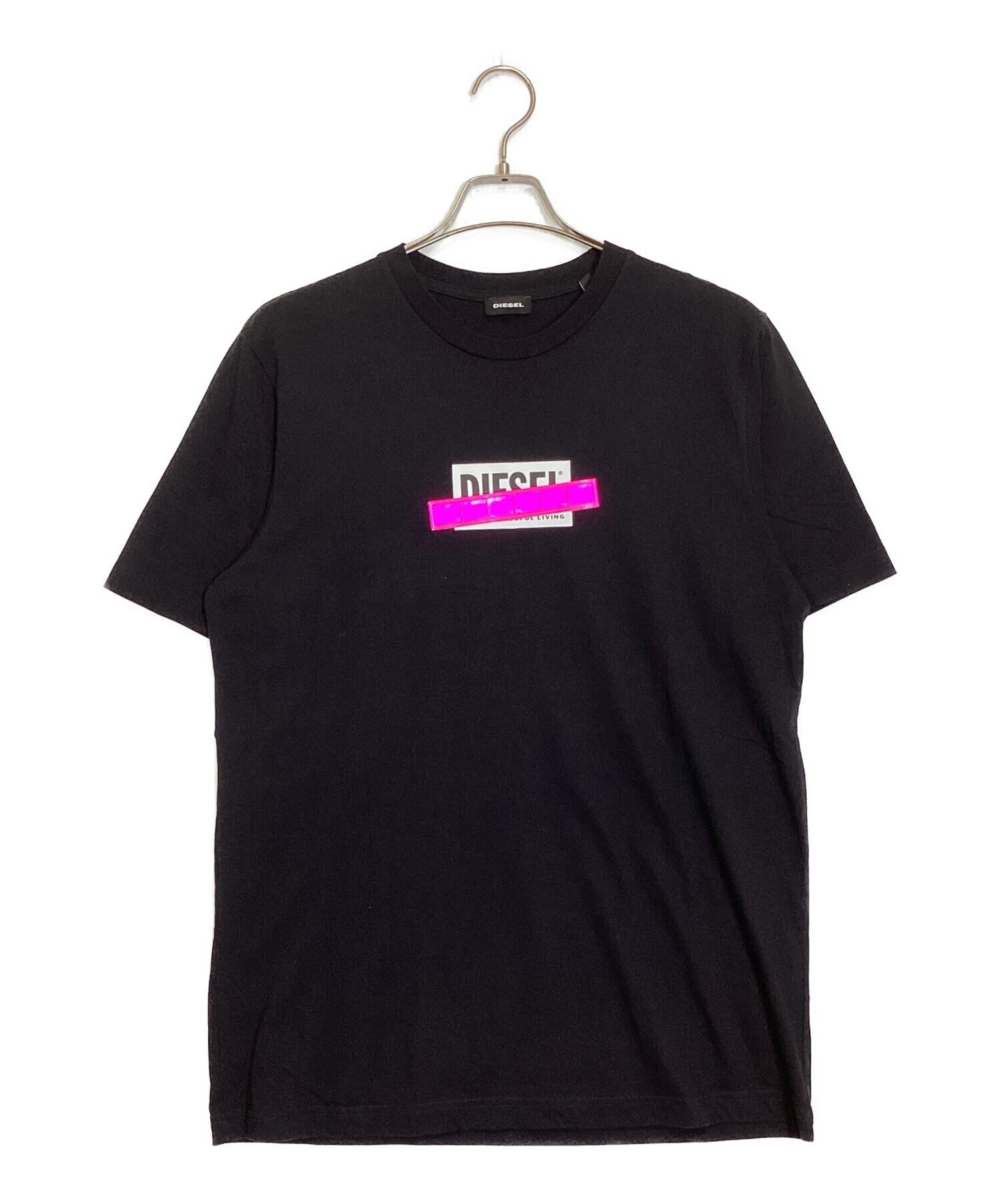 中古・古着通販】DIESEL (ディーゼル) リフレクターロゴプリントT 