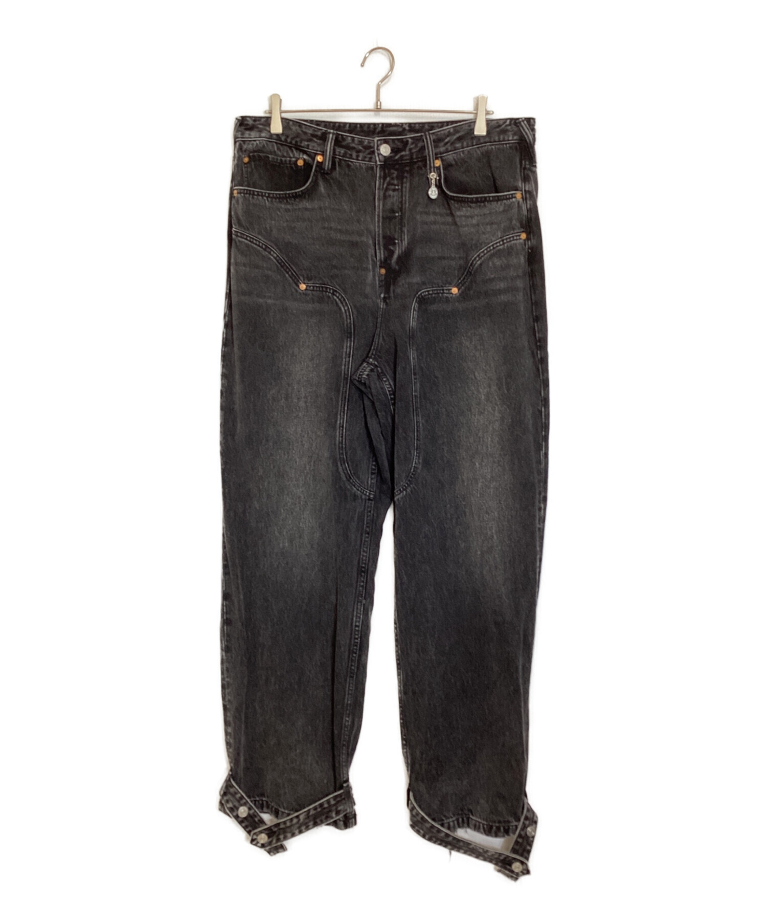 中古・古着通販】EVISU (エヴィス) ダメージ加工ローエッジ大黒バギー