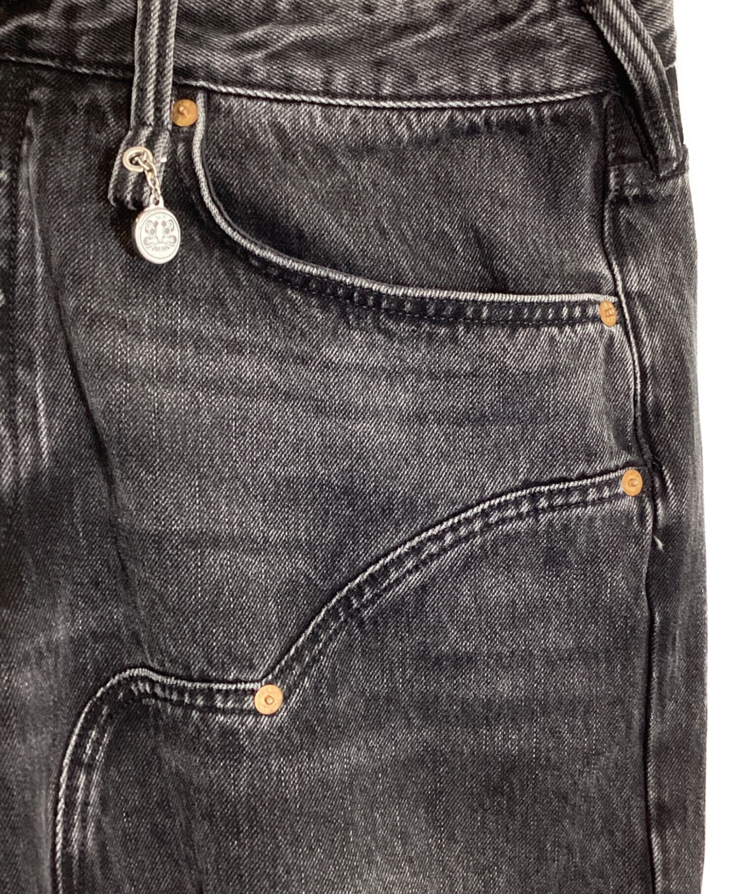 中古・古着通販】EVISU (エヴィス) ダメージ加工ローエッジ大黒バギー
