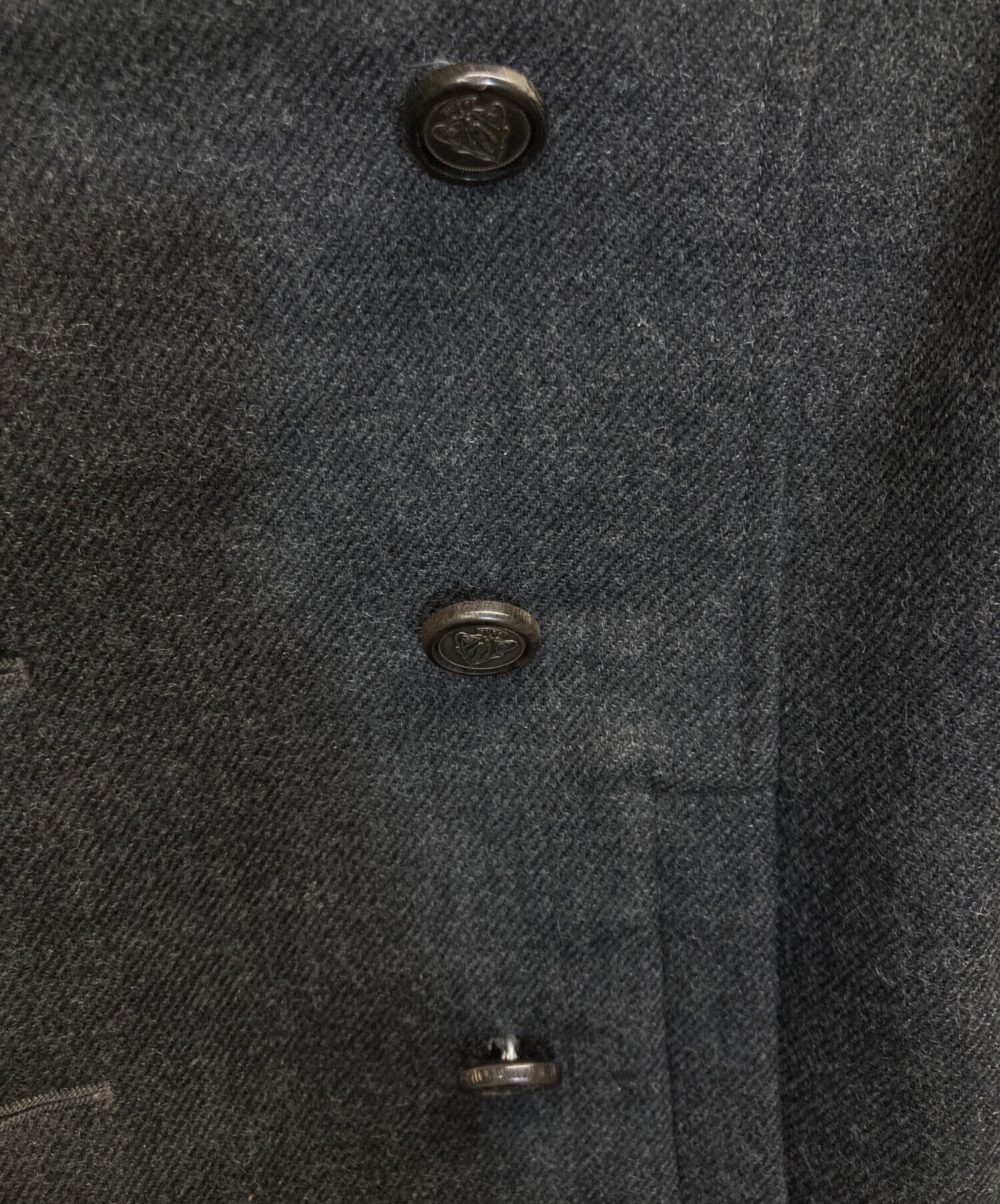 中古・古着通販】GUCCI (グッチ) ミニトレンチコート グレー サイズ:6