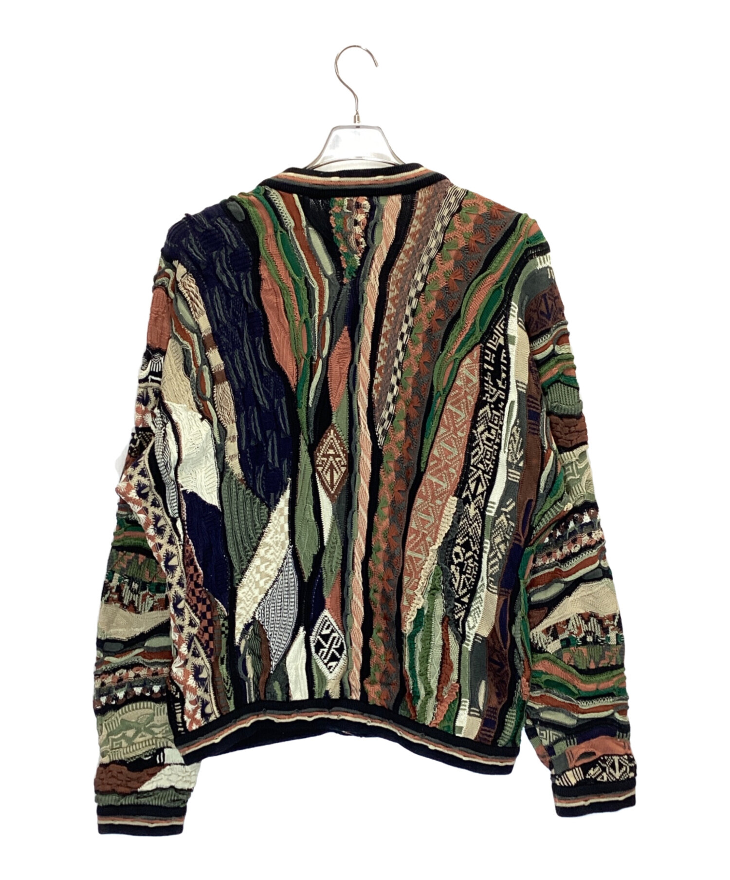 ス*イ様 COOGI カーディガンS 中古・古着通販】Coogi (クージー) 3Dニットカーディガン マルチカラー