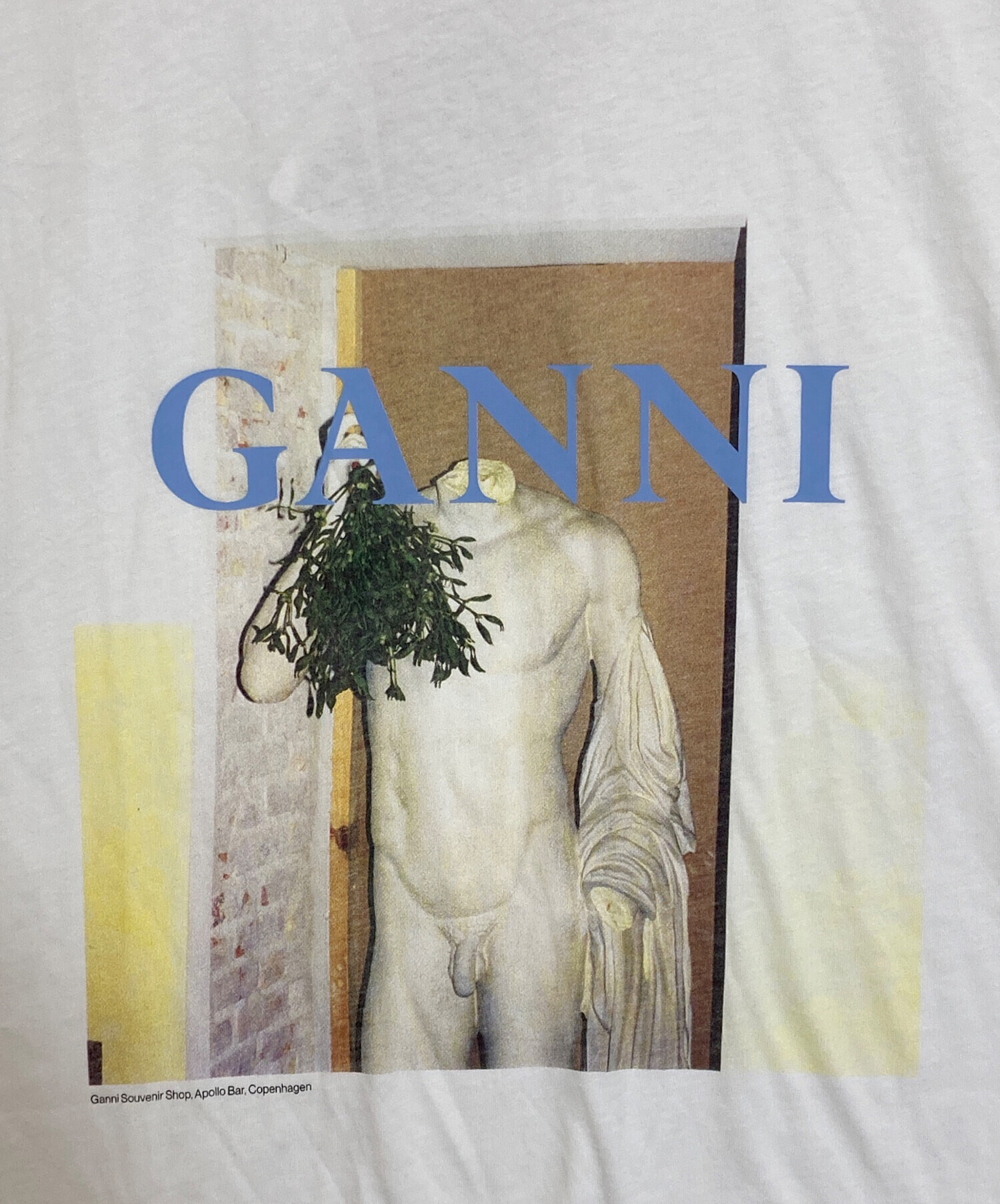 n*t出品 中古・古着通販】GANNI (ガニー) フォトプリントTシャツ ホワイト