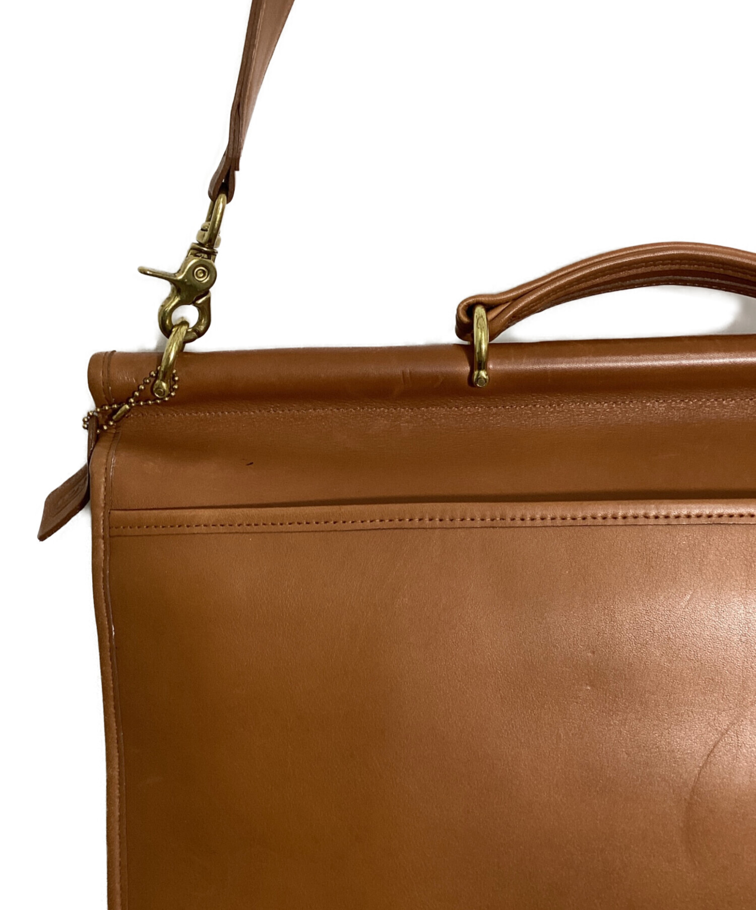 中古・古着通販】COACH (コーチ) Beekman Briefcase Work bag キャメル