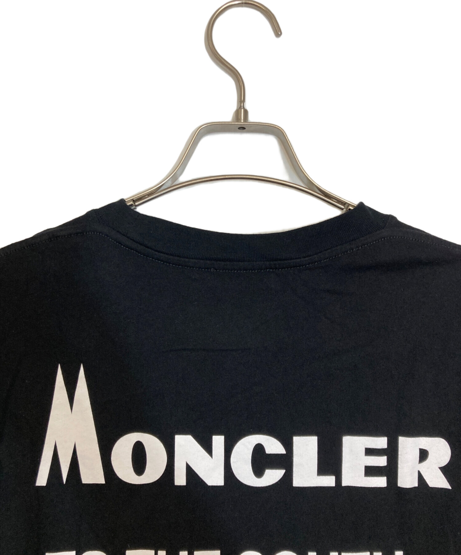 MONCLER/FRAGMENT コラボ Tシャツ XLサイズ ブラック 中古・古着通販】MONCLER (モンクレール) FRAGMENTS (フラグメント