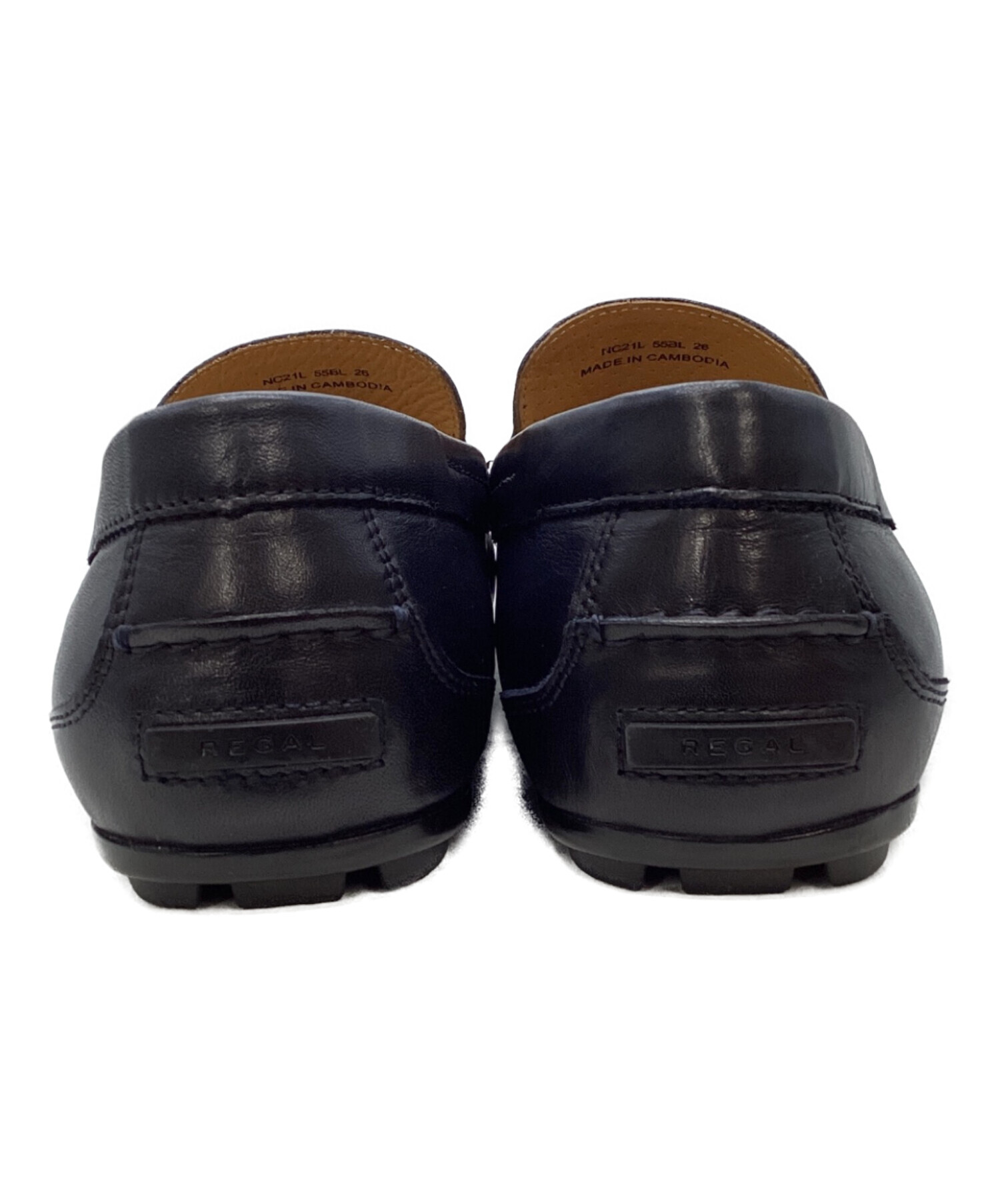 中古・古着通販】REGAL (リーガル) モカシンシューズ ネイビー サイズ