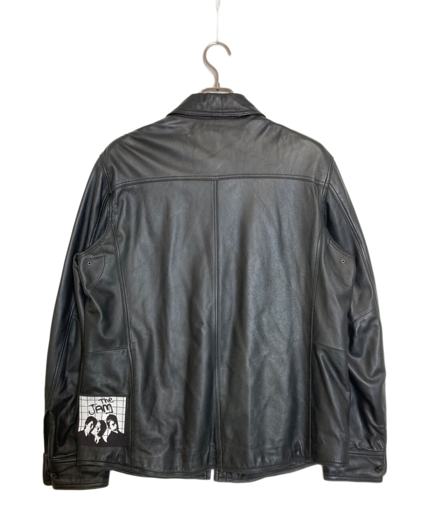 中古・古着通販】BALMAIN (バルマン) ラムレザースイングトップ