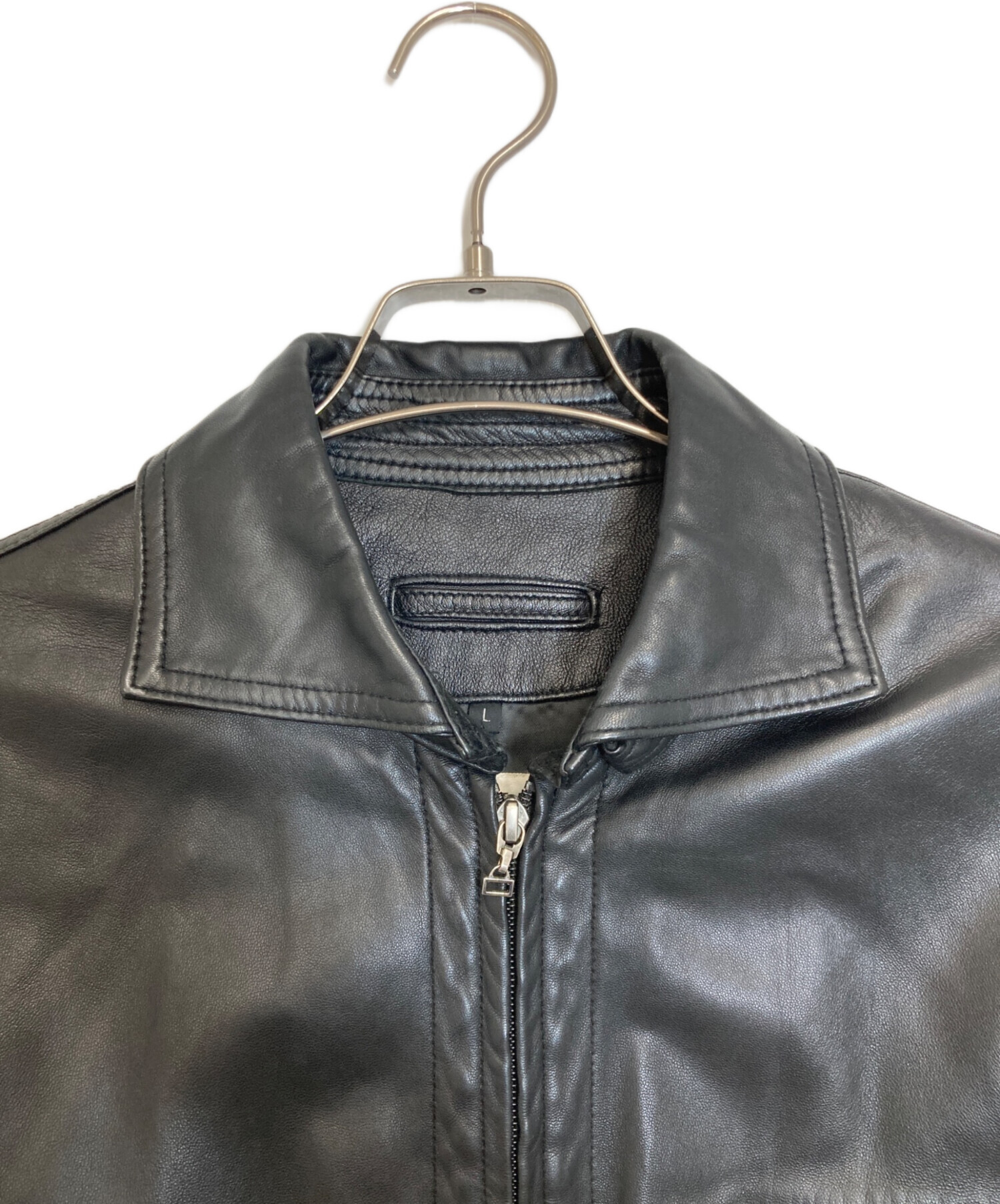 美品！！　バルマン　BALMAIN ラムレザー　ジャケット 中古・古着通販】BALMAIN (バルマン) ラムレザースイングトップ