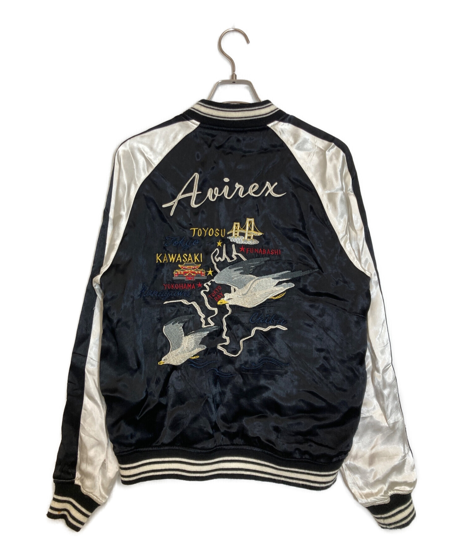 ン*ー様 Avirex スカジャン ビンテージ　METHOD別注　限定　リバーシ 中古・古着通販】AVIREX (アヴィレックス) リバーシブルサテン