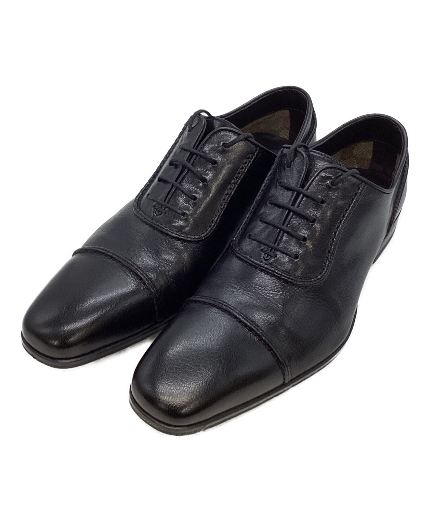 中古・古着通販】GUCCI (グッチ) ストレートチップシューズ ブラック