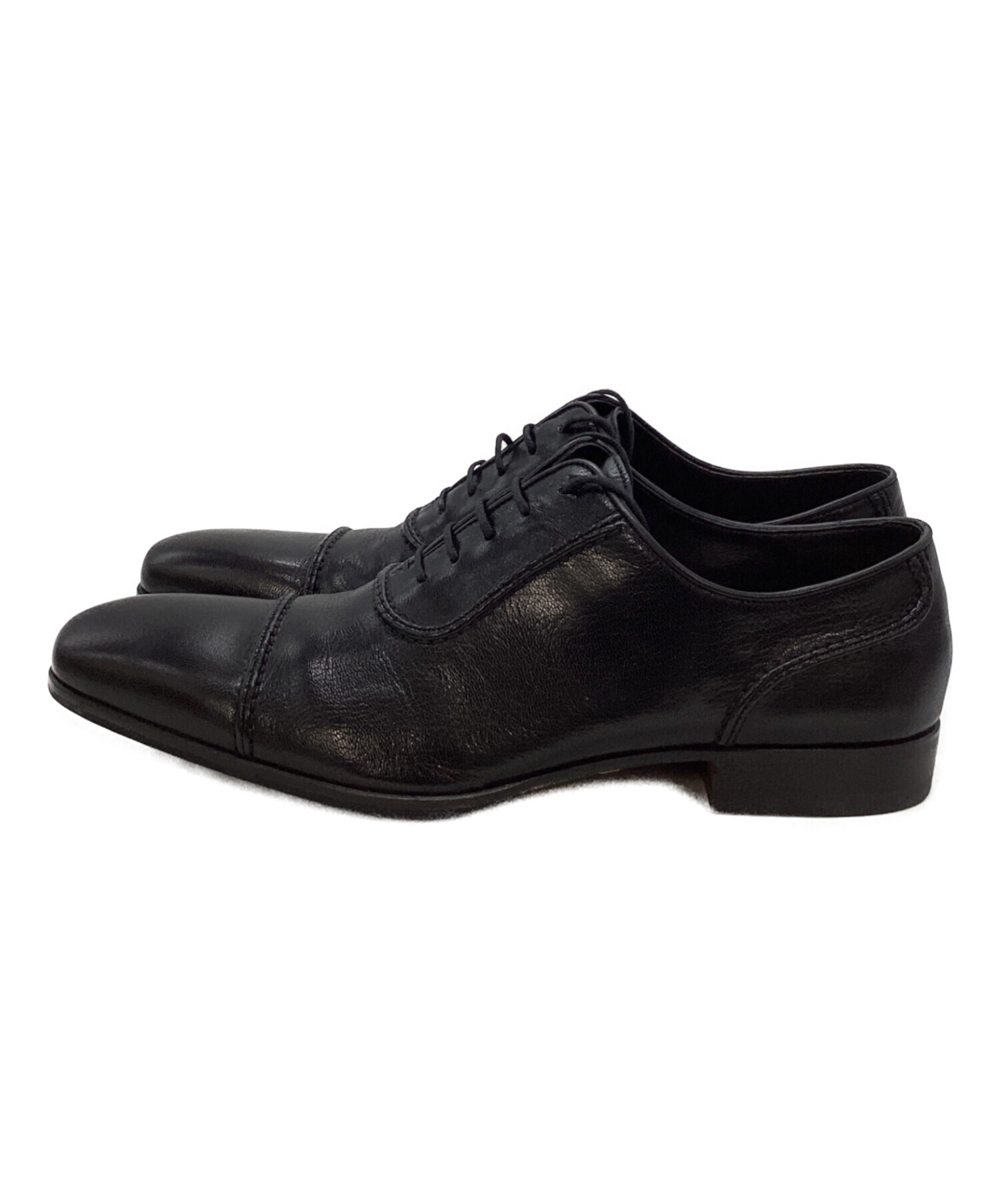 中古・古着通販】GUCCI (グッチ) ストレートチップシューズ ブラック