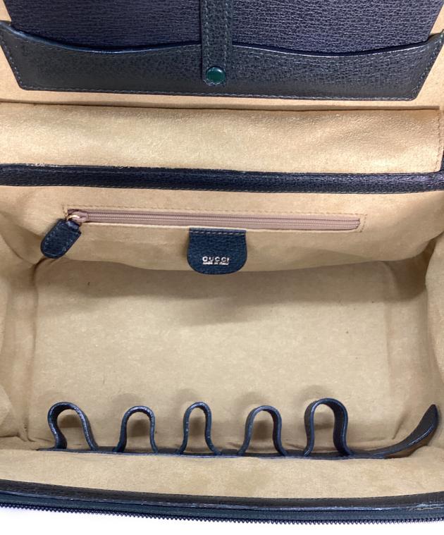 中古・古着通販】GUCCI (グッチ) バンブー バニティバッグ モス