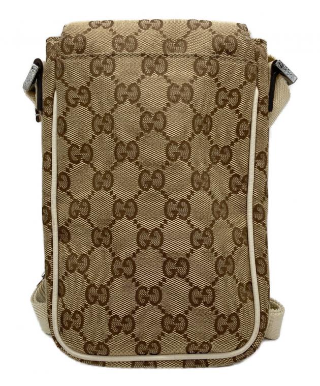 中古・古着通販】GUCCI (グッチ) GGキャンバスミニショルダーポーチ 