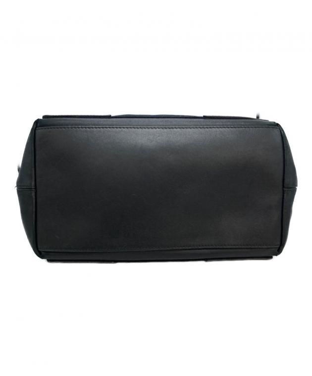 バレンシアガ　レザー ハンドバッグ 中古・古着通販】BALENCIAGA (バレンシアガ) ネイビーカバスS レザー