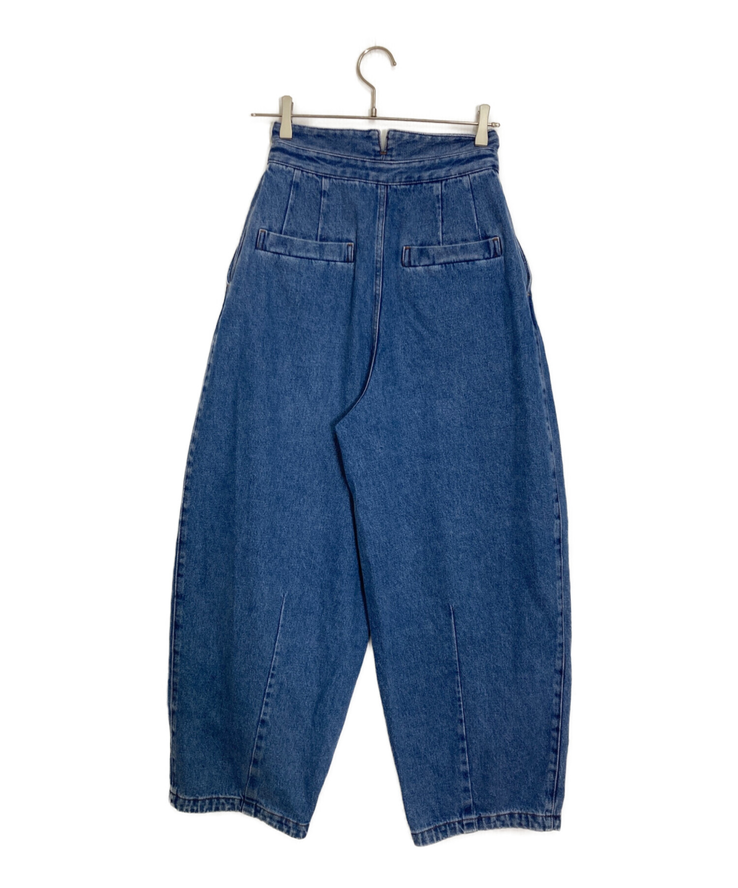 ローヘン LOHEN HIGH WAIST 2TUCK DENIM デニム 中古・古着通販】LOHEN (ローヘン) denim pants インディゴ サイズ:36