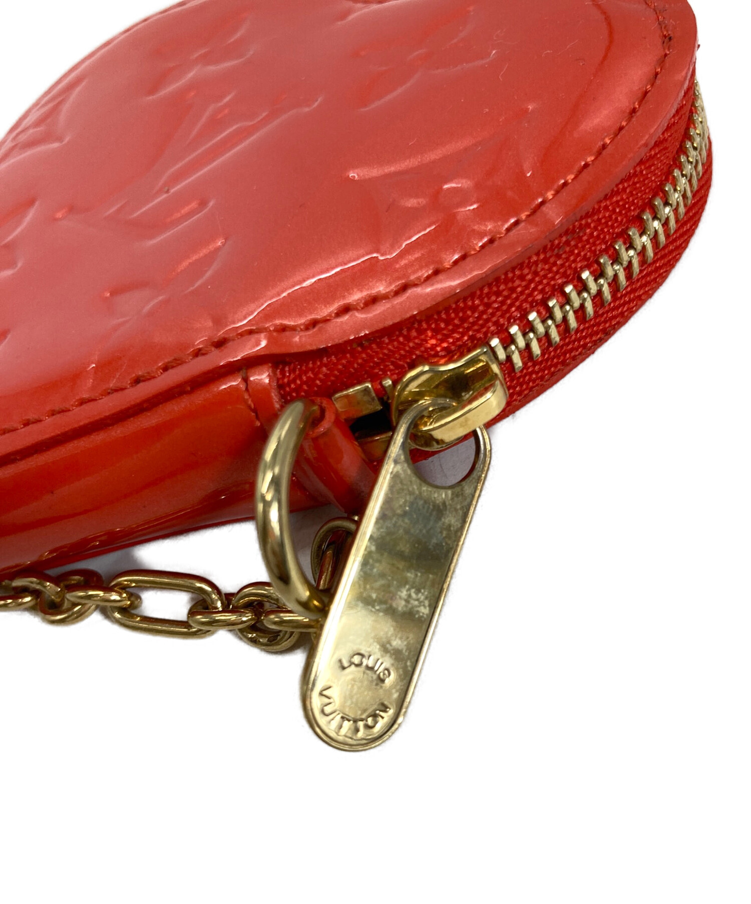 中古・古着通販】LOUIS VUITTON (ルイ ヴィトン) コインケース レッド