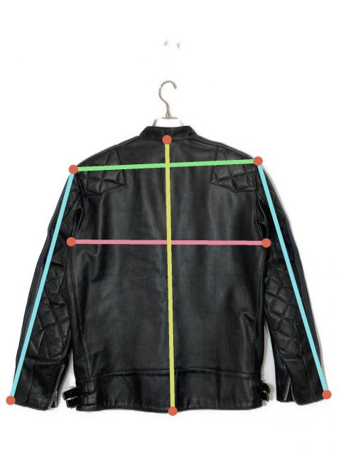 中古・古着通販】NEIGHBORHOOD (ネイバーフッド) レザーレーシング