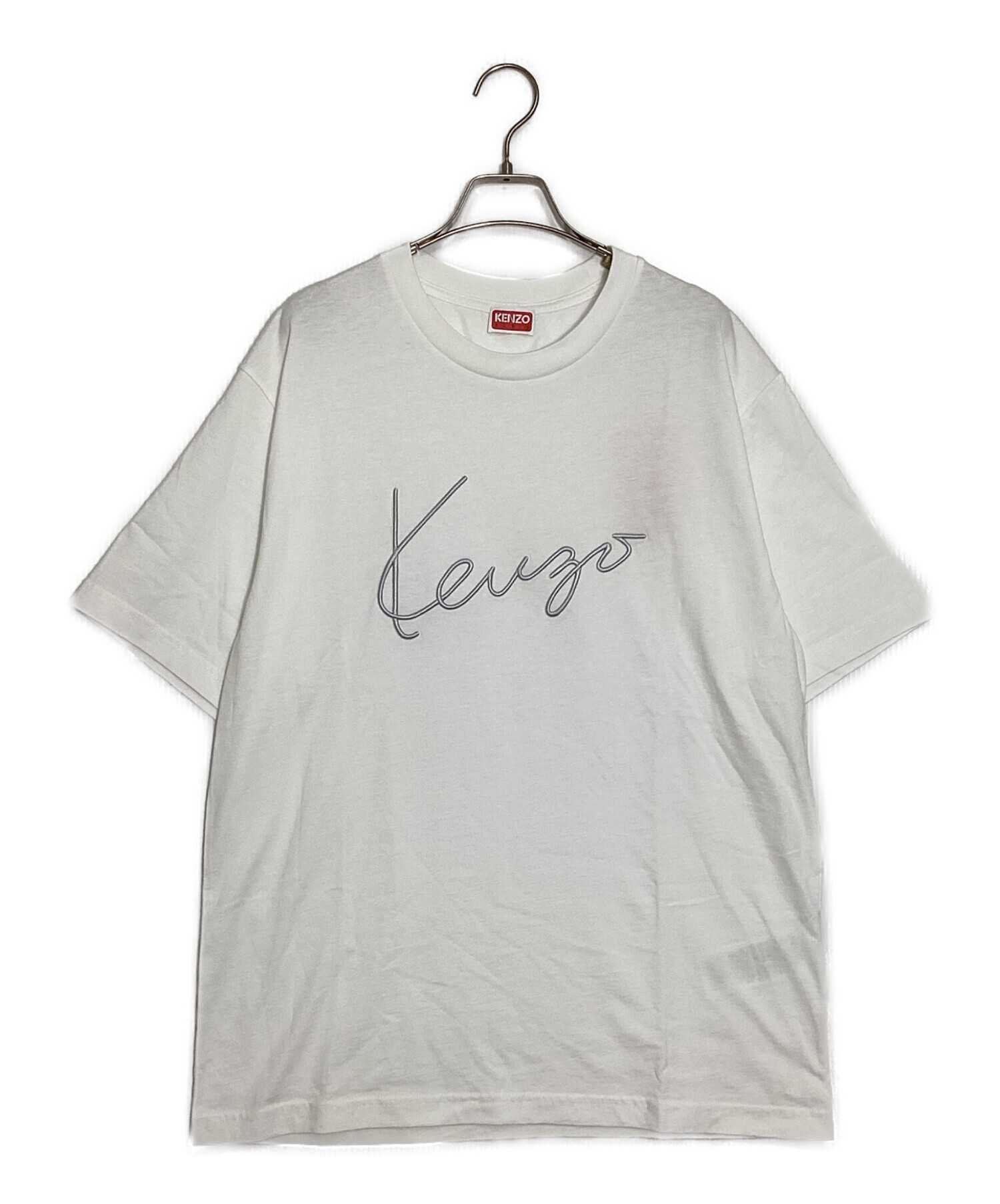 中古・古着通販】KENZO (ケンゾー) エンブロイダリーTシャツ ホワイト 
