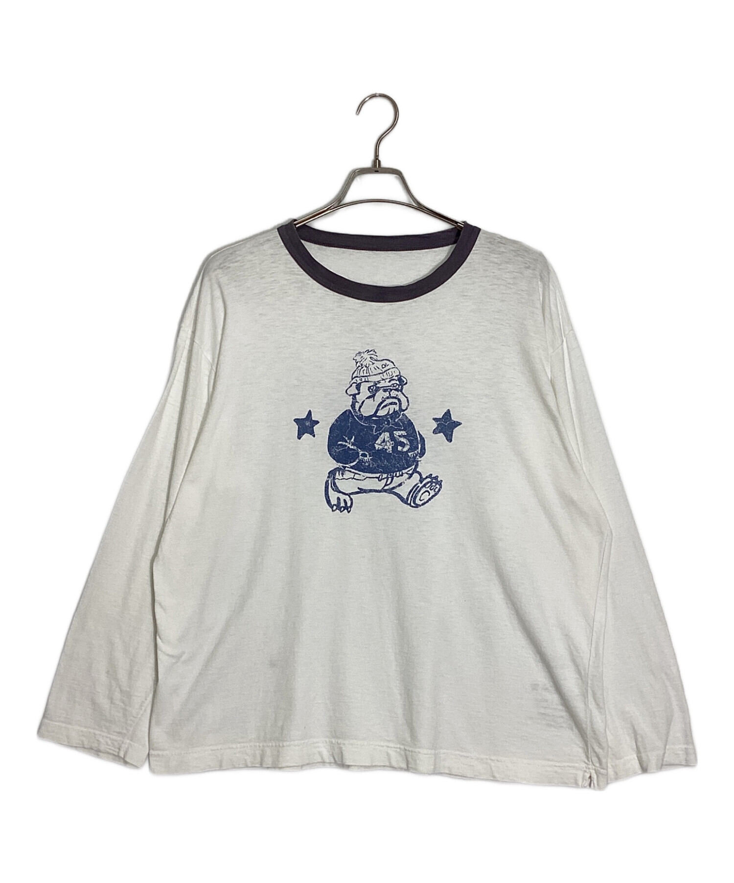 45rブルドッグTシャツ(再び) 中古・古着通販】45R (フォーティファイブ・アール) 908プリントヨック