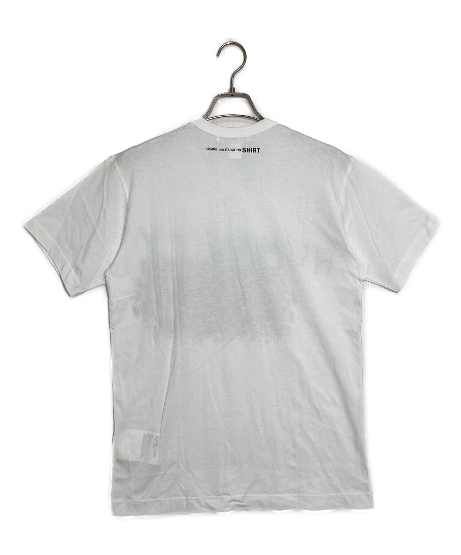 新品未使用品　COMME des GARCONS メッセージTシャツ 白　S 中古・古着通販】COMME des GARCONS SHIRT (コムデギャルソンシャツ