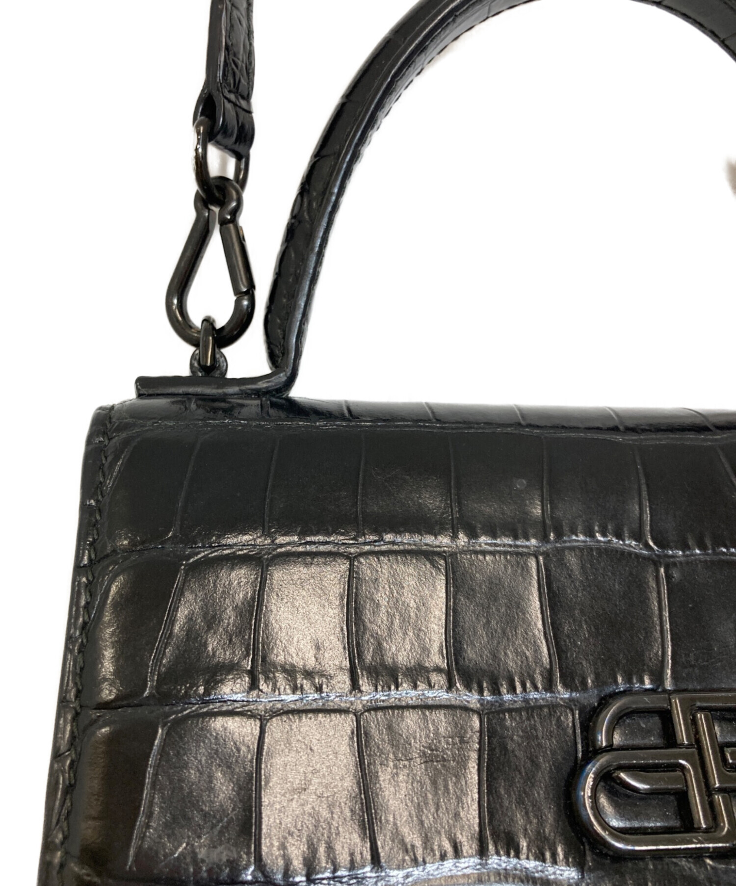 中古・古着通販】BALENCIAGA (バレンシアガ) クロコ型押し シャープ