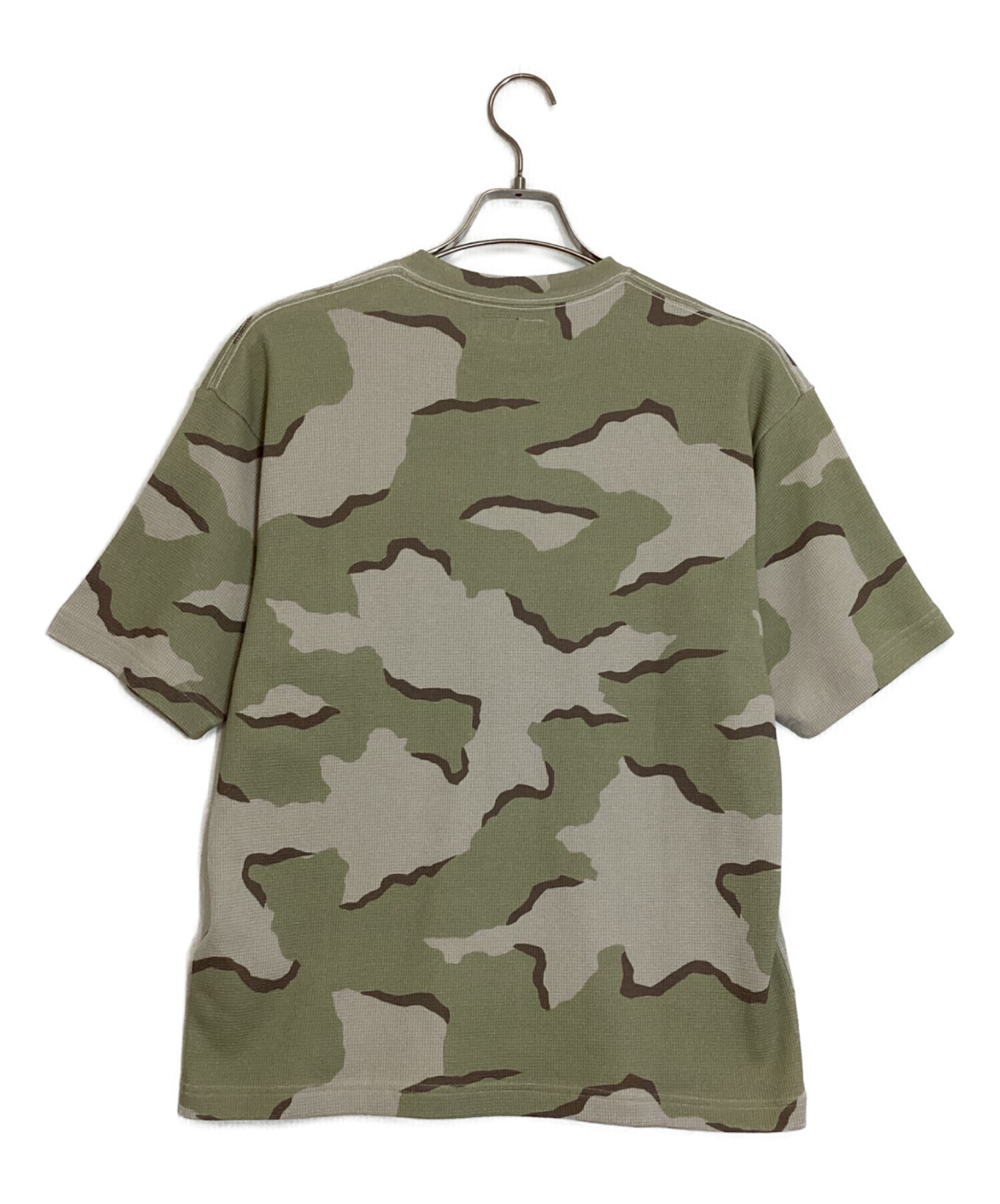 BEEDEN ワッフル 迷彩 トップス 中古・古着通販】BEAMS T (ビームス ティー) Camo Waffle Henley Neck