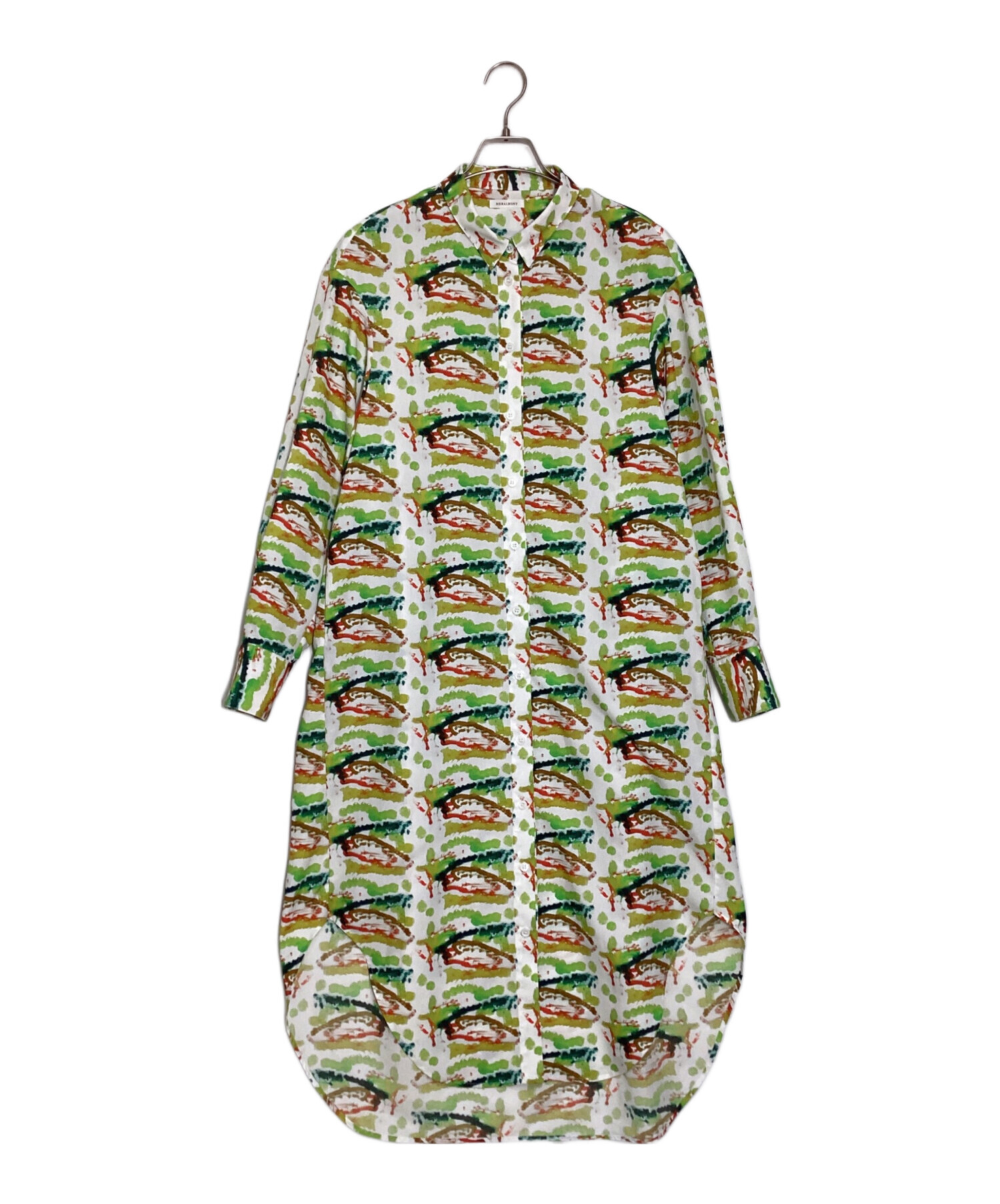 中古・古着通販】HERALBONY (ヘラルボニー) L/Lシャツワンピース