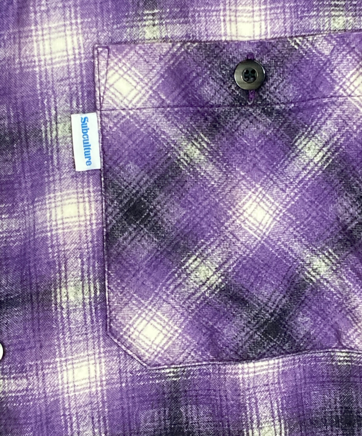 中古・古着通販】Subculture (サブカルチャー) COTTON CHECK SHIRT