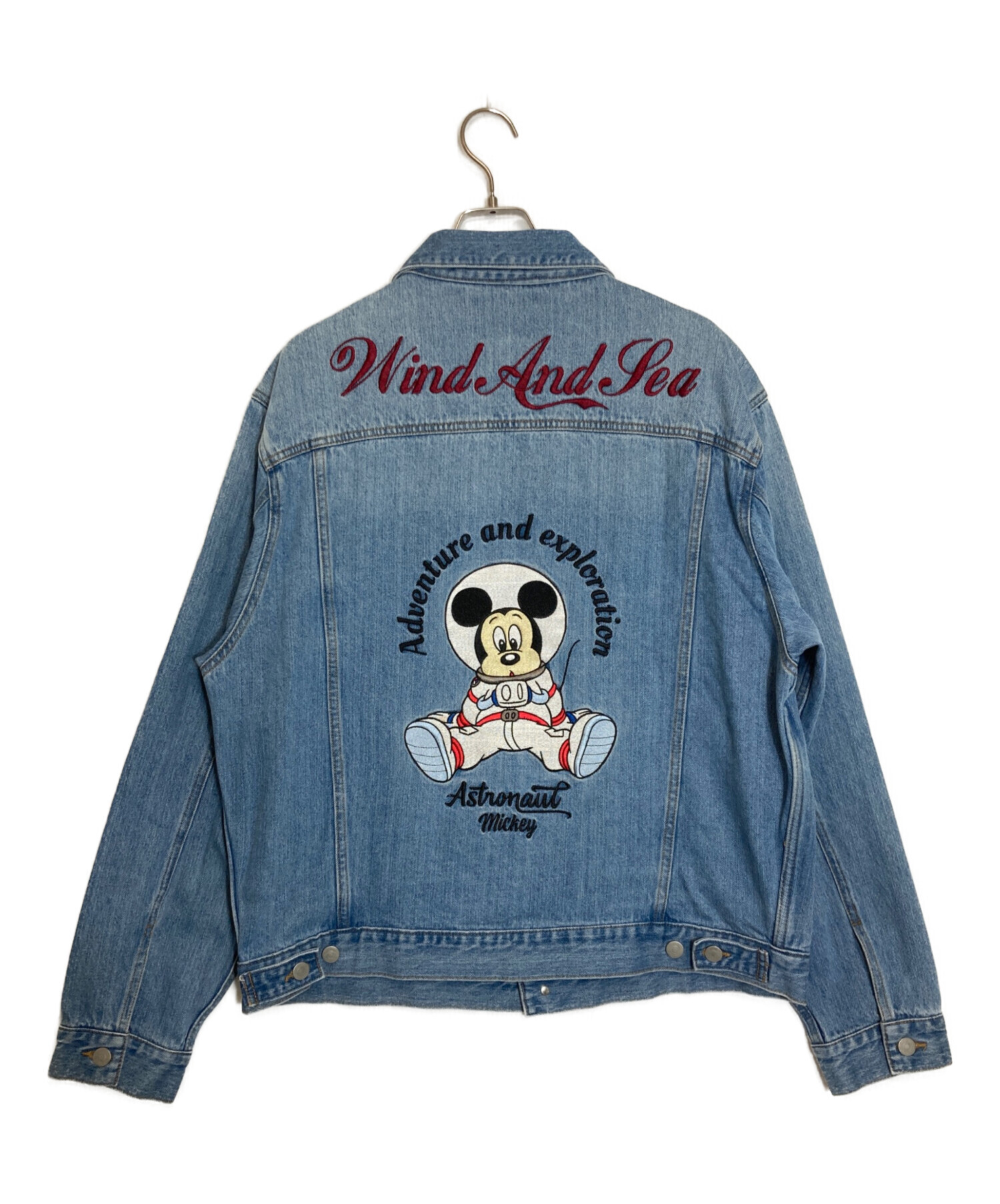 未使用 WIND AND SEA デニムジャケット ディズニー ミッキー XL 中古・古着通販】WIND AND SEA (ウィンダンシー) DISNEY (ディズニー