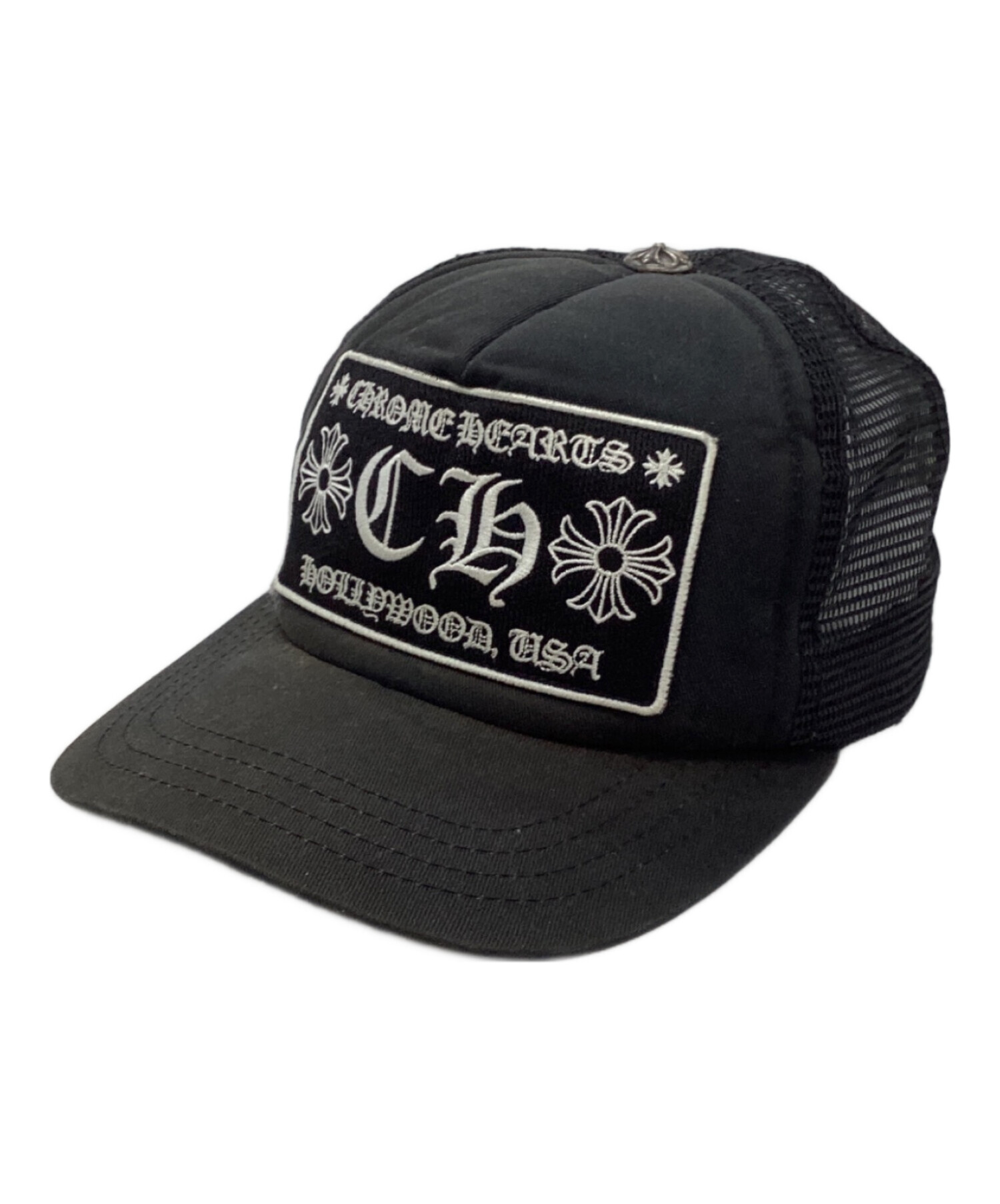 Chrome Hearts メッシュバックキャップ ブラック 中古・古着通販】CHROME HEARTS (クロムハーツ) メッシュトラッカー