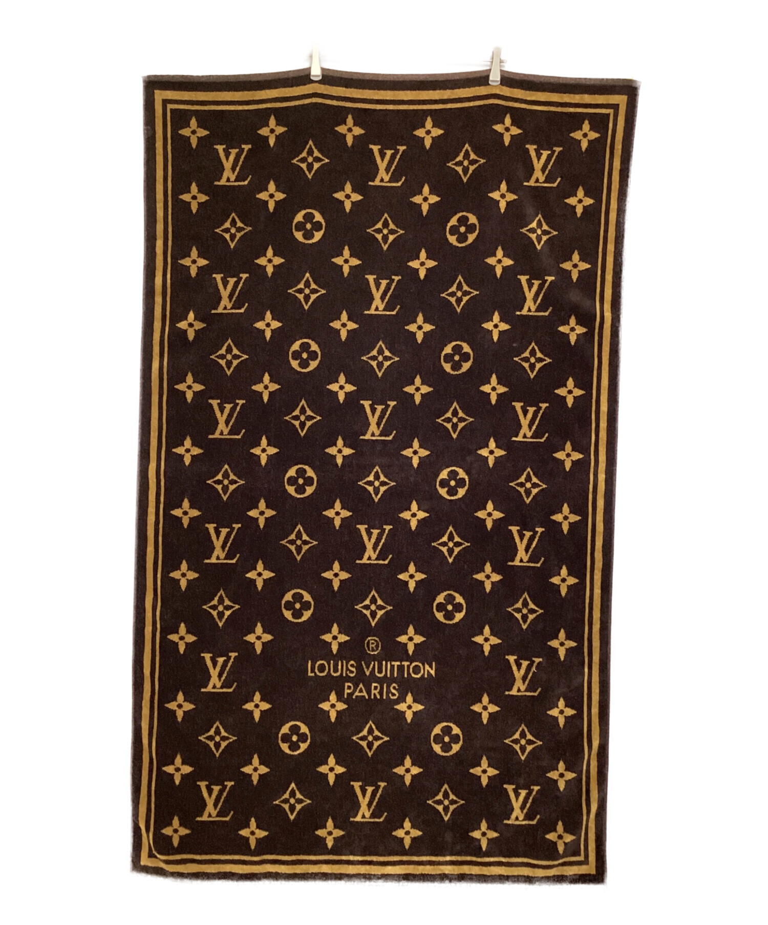 ルイ・ヴィトン タオル　ビーチタオル　値下げ 中古・古着通販】LOUIS VUITTON (ルイ ヴィトン) ビーチタオル