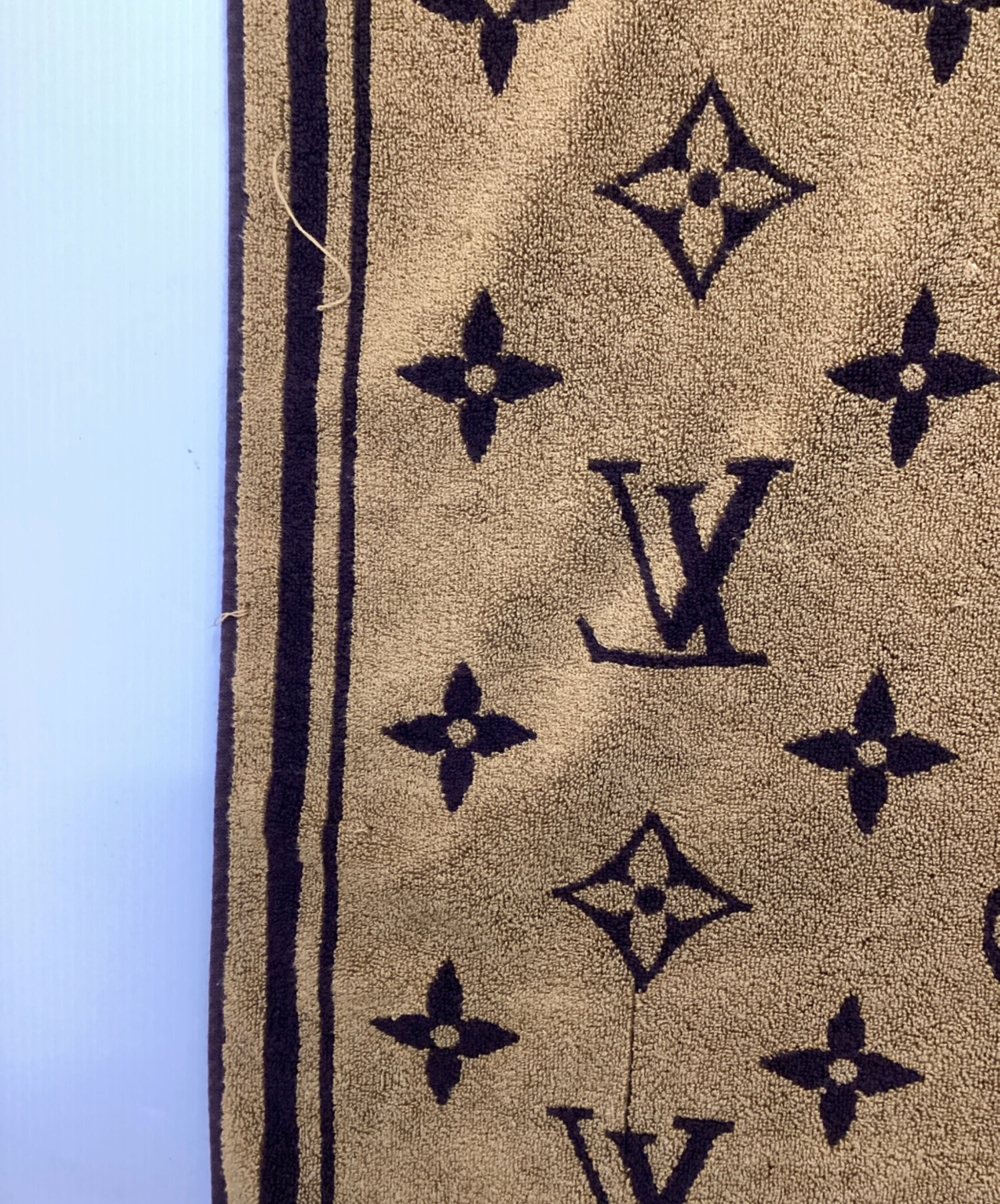 ミロチュ　LOUIS VUITTON ルイヴィトン　ビーチタオル　イエロー 中古・古着通販】LOUIS VUITTON (ルイ ヴィトン) ビーチタオル
