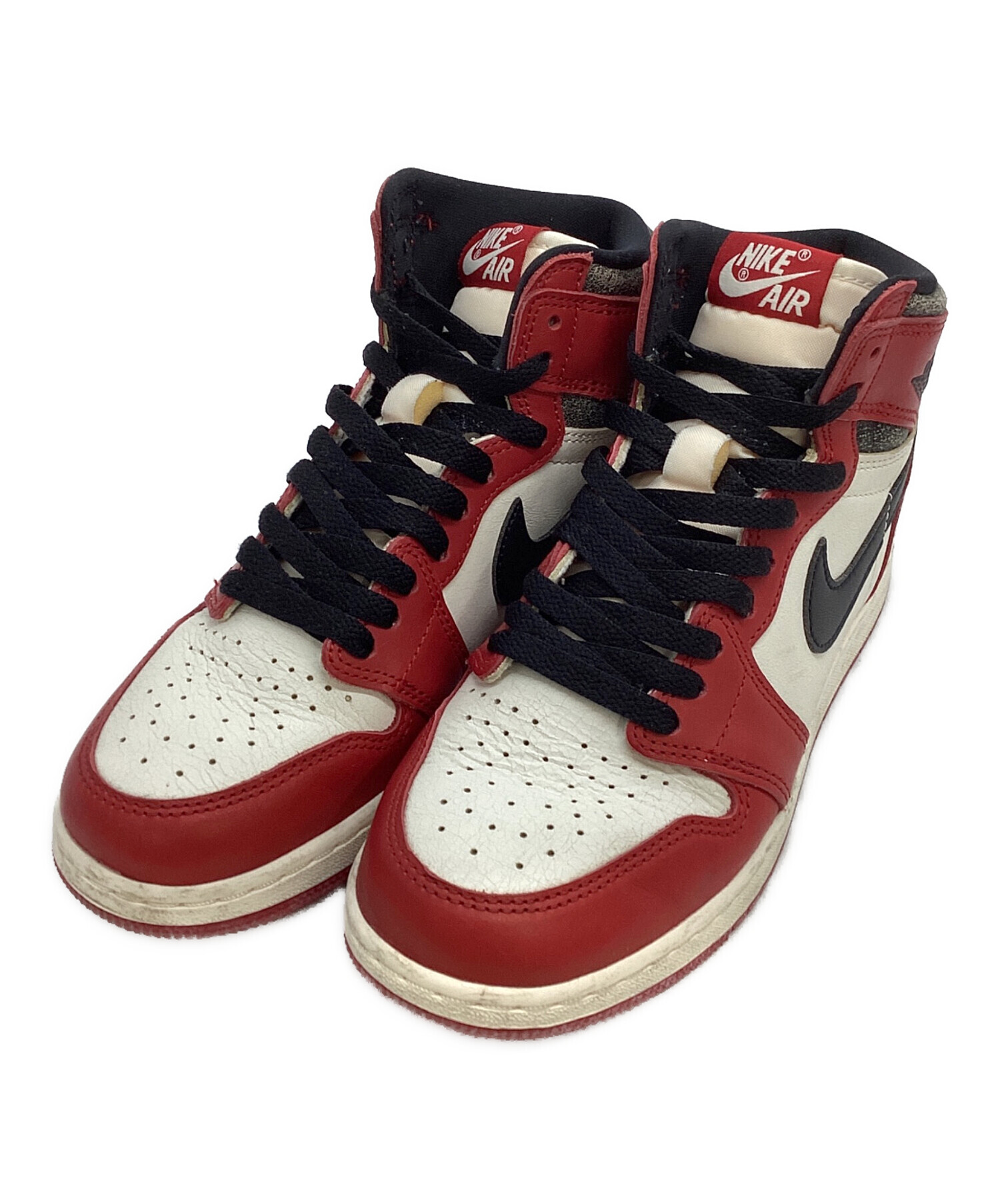 中古・古着通販】NIKE (ナイキ) AIR JORDAN 1 RETRO HIGH OG GS レッド 