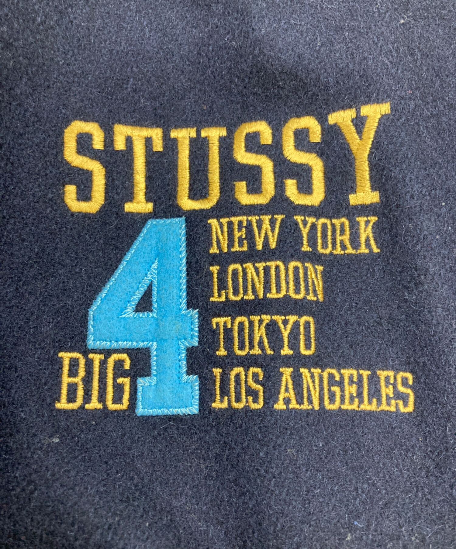 中古・古着通販】stussy (ステューシー) BIG-4 ワッペンスタジャン