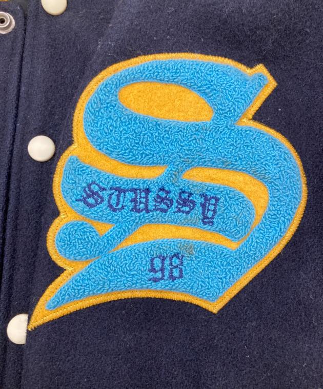中古・古着通販】stussy (ステューシー) BIG-4 ワッペンスタジャン