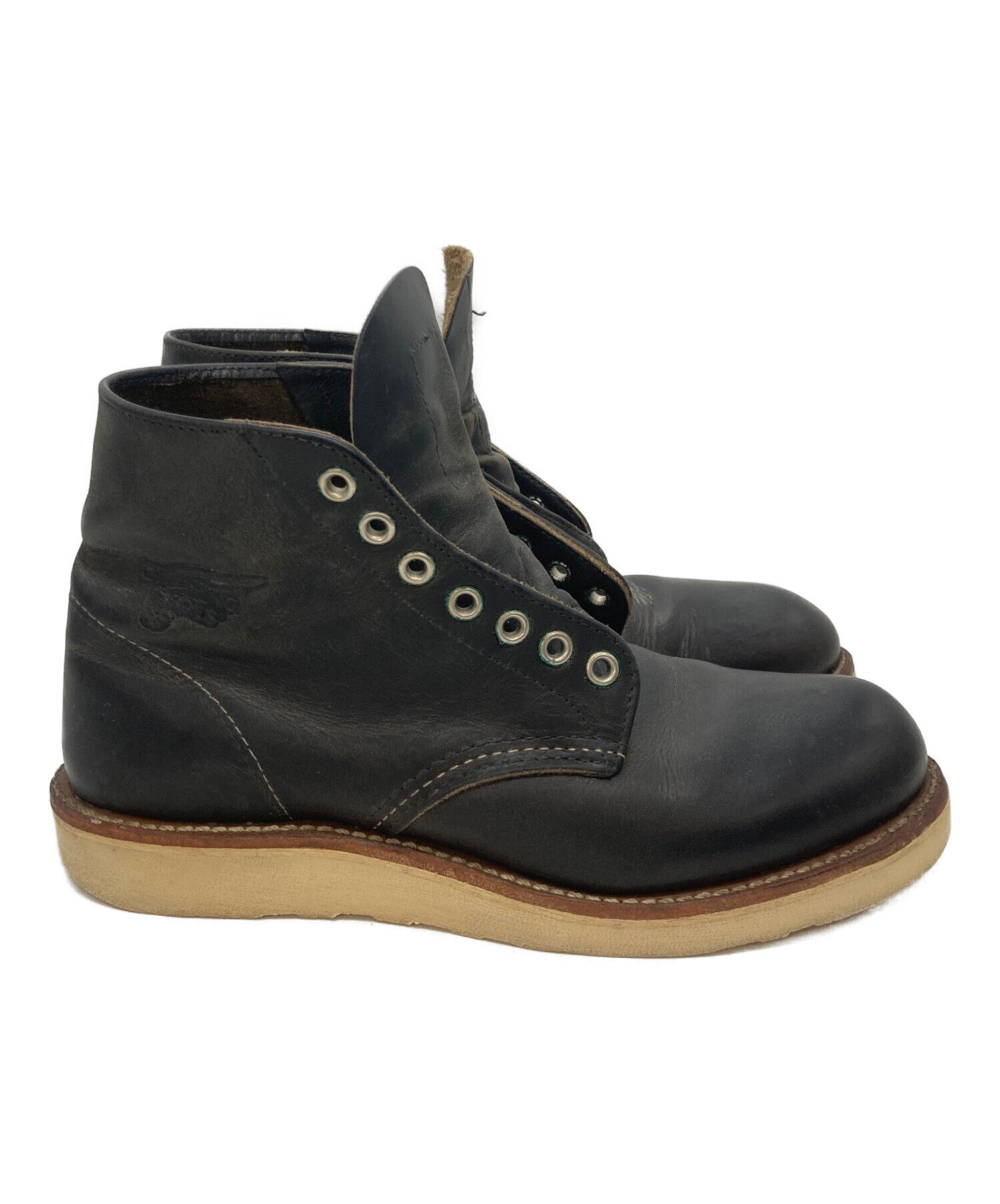 中古・古着通販】RED WING (レッドウィング) ブーツ ブラック サイズ:5