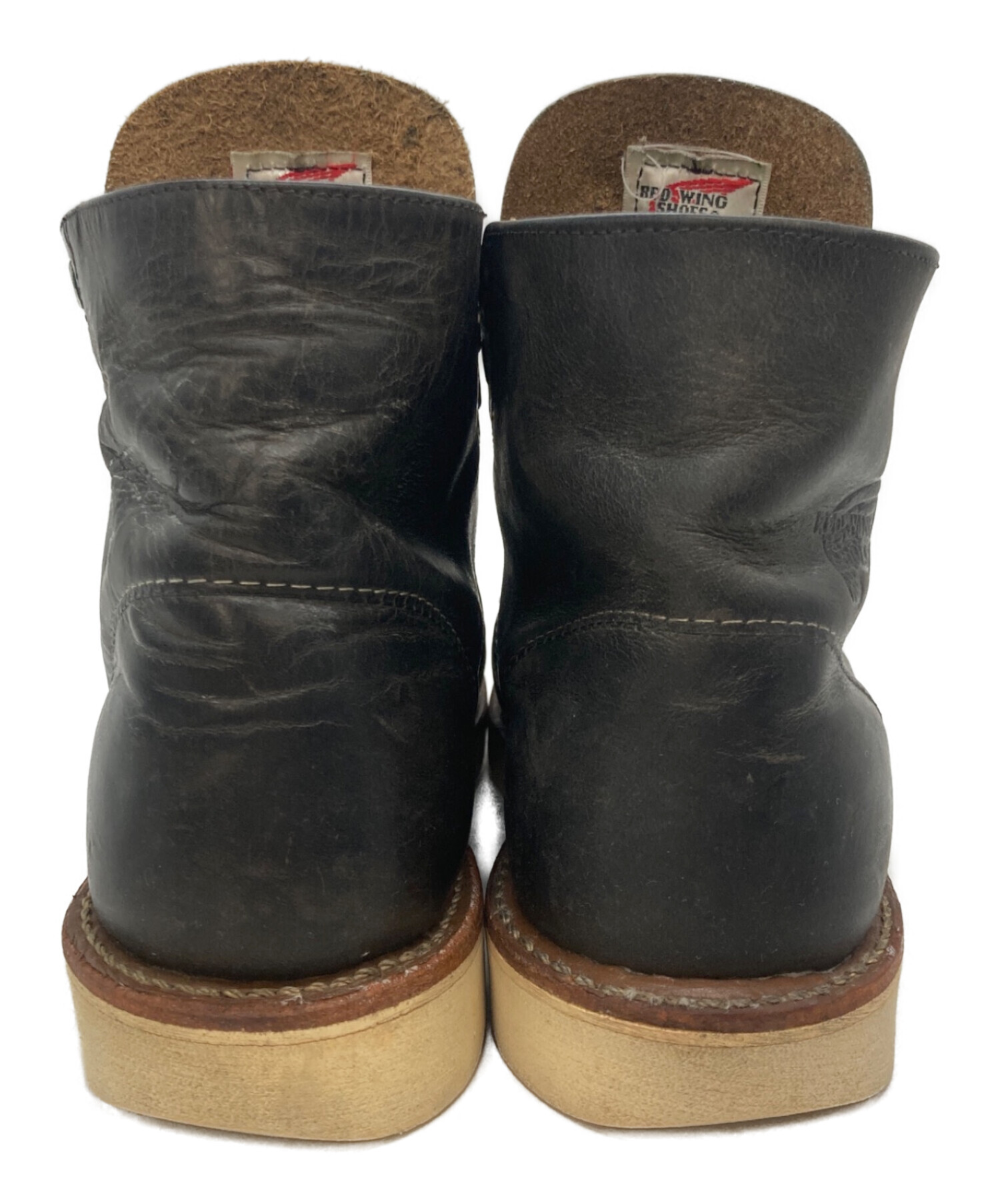 REDWING レッドウィング ブーツ 27cm 黒 【古着】【中古】【送料無料】 中古・古着通販】RED WING (レッドウィング) ブーツ ブラック サイズ:5