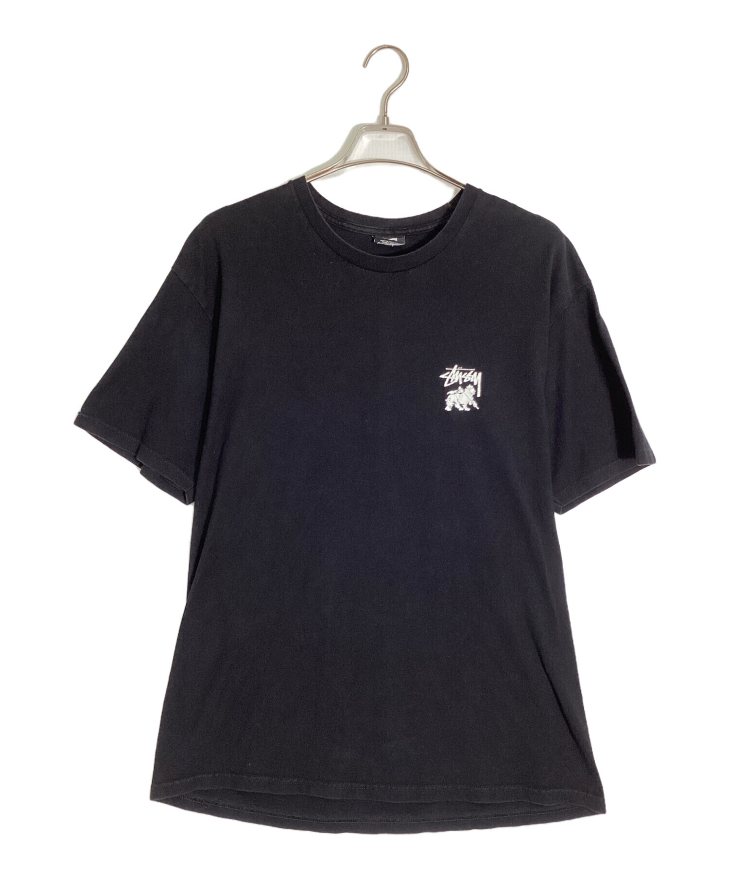 新品未使用　STUSSY ブラック Tシャツ Lサイズ 中古・古着通販】stussy (ステューシー) プリントTシャツ ブラック