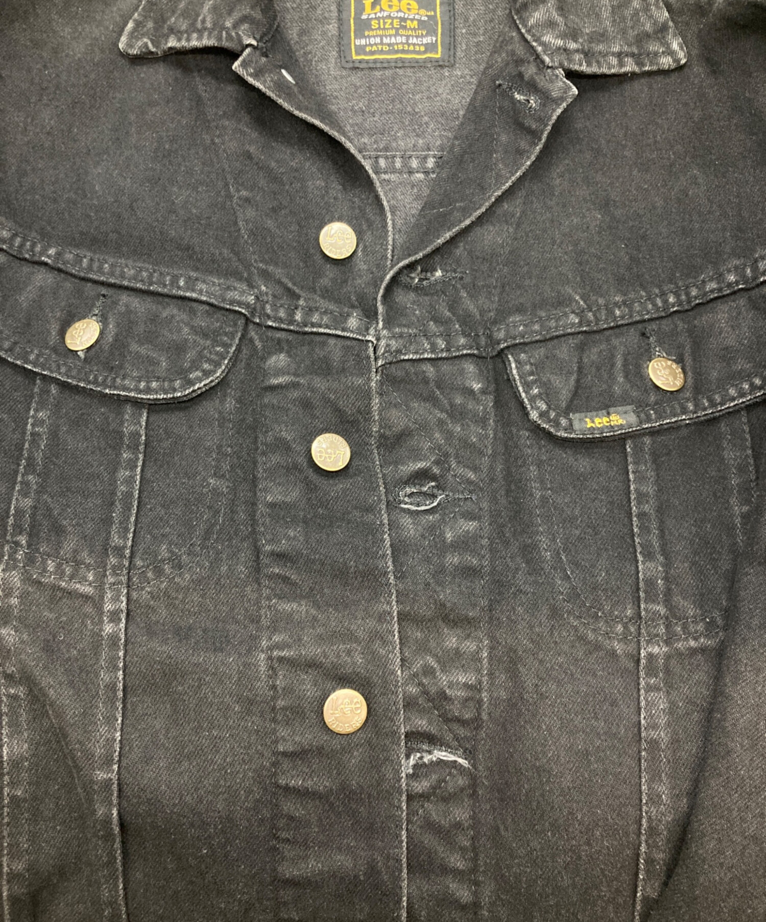 中古・古着通販】LEE (リー) RIDER JACKET ブラック サイズ:M