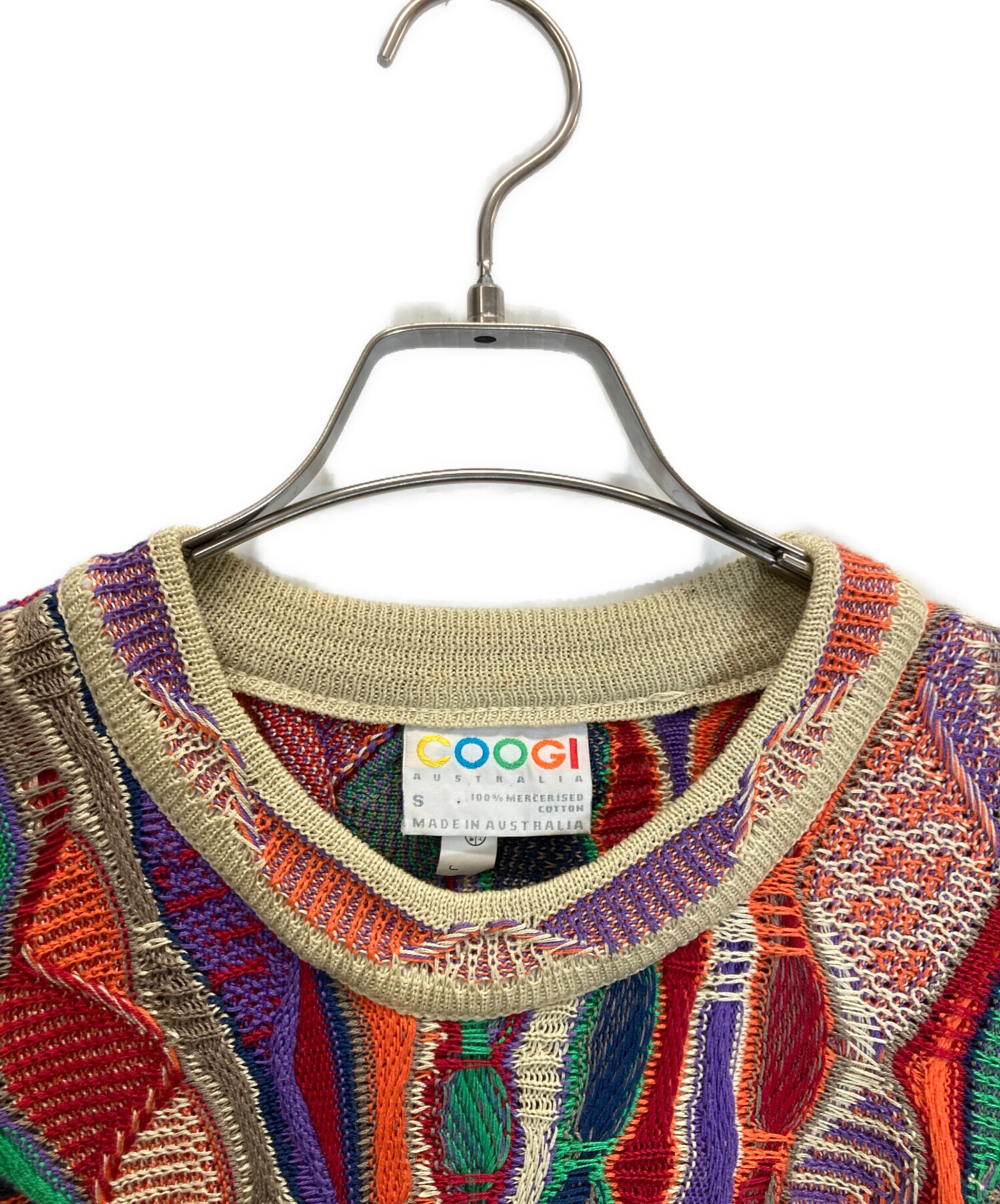 中古・古着通販】Coogi (クージー) 3Dニット マルチカラー サイズ:S