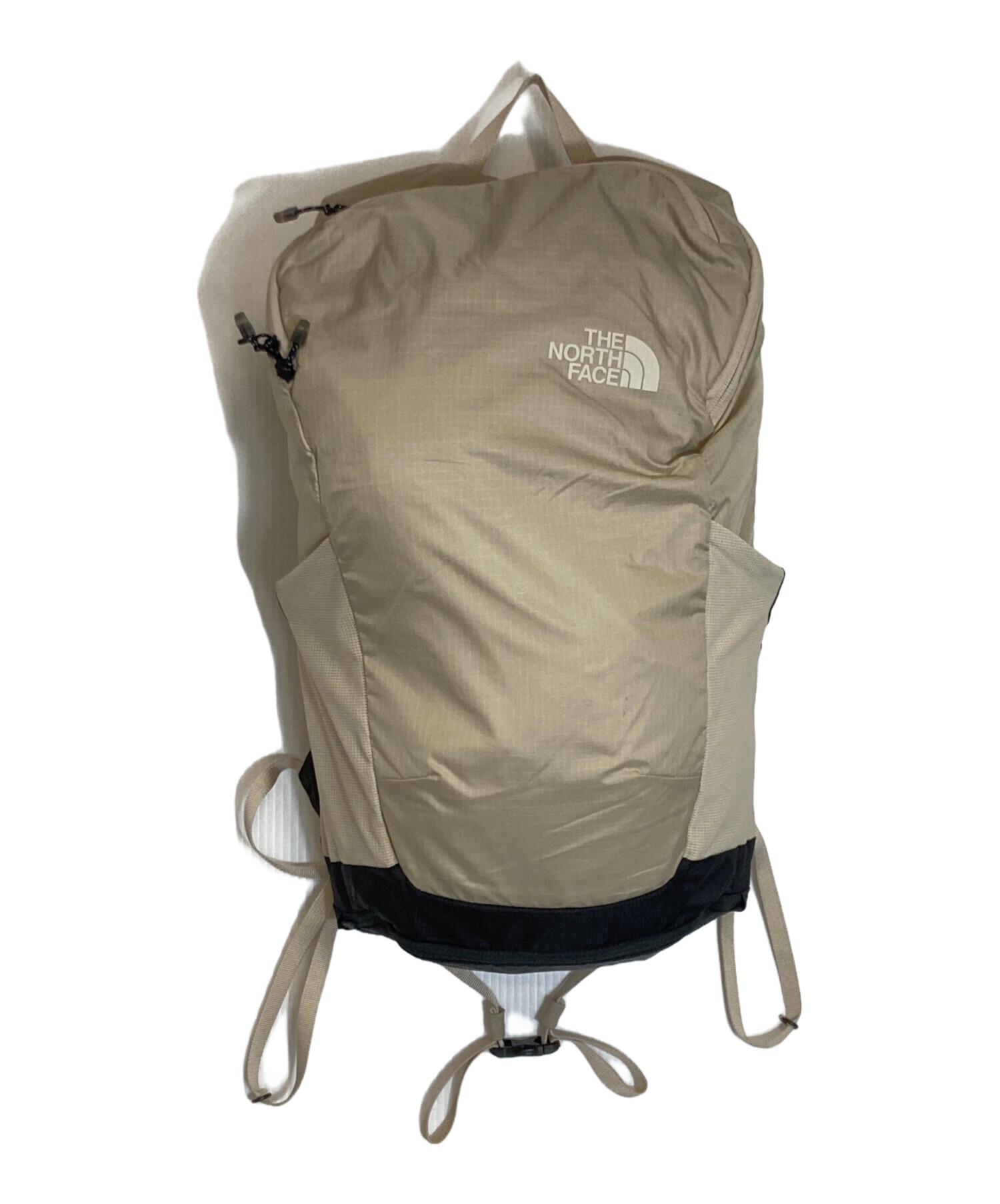 新品　THE NORTH FACE ROUNDY ベージュリュック 中古・古着通販】THE NORTH FACE (ザ ノース フェイス) リュック