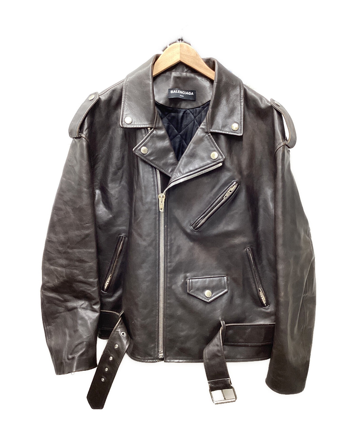 中古・古着通販】BALENCIAGA (バレンシアガ) バックロゴペイントダブル
