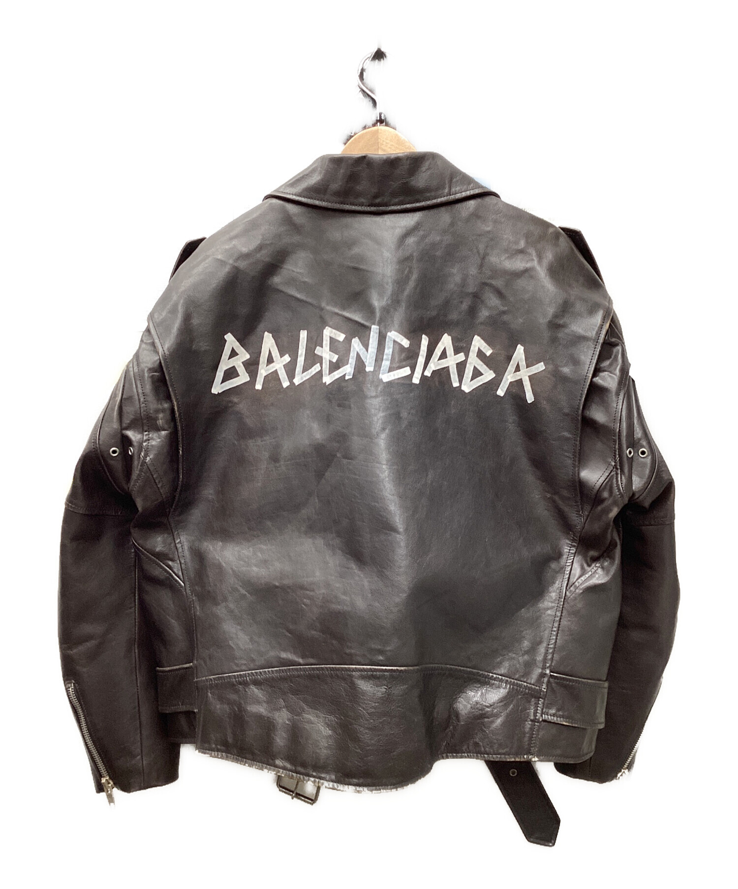 中古・古着通販】BALENCIAGA (バレンシアガ) バックロゴペイントダブル