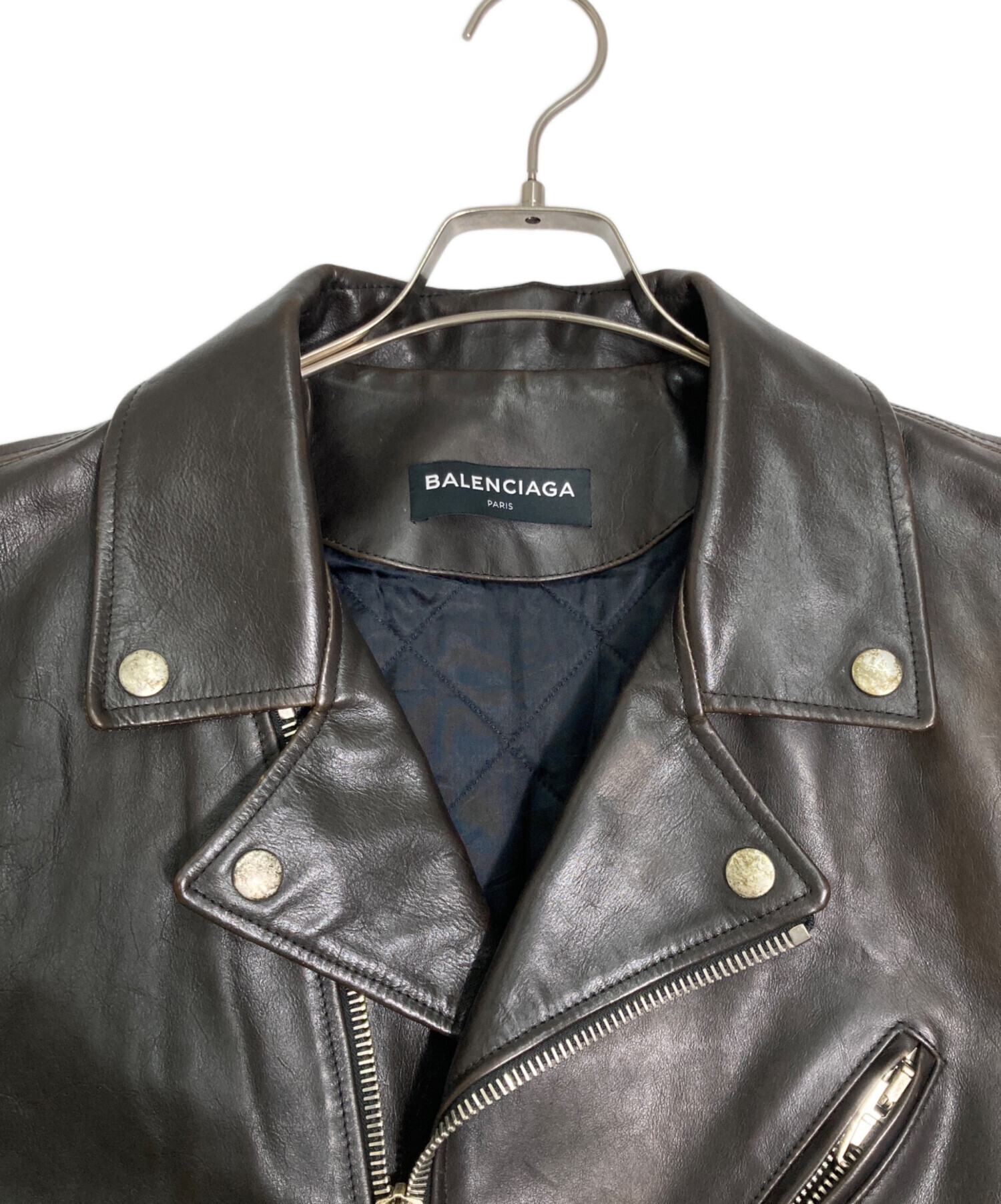 中古・古着通販】BALENCIAGA (バレンシアガ) バックロゴペイントダブル