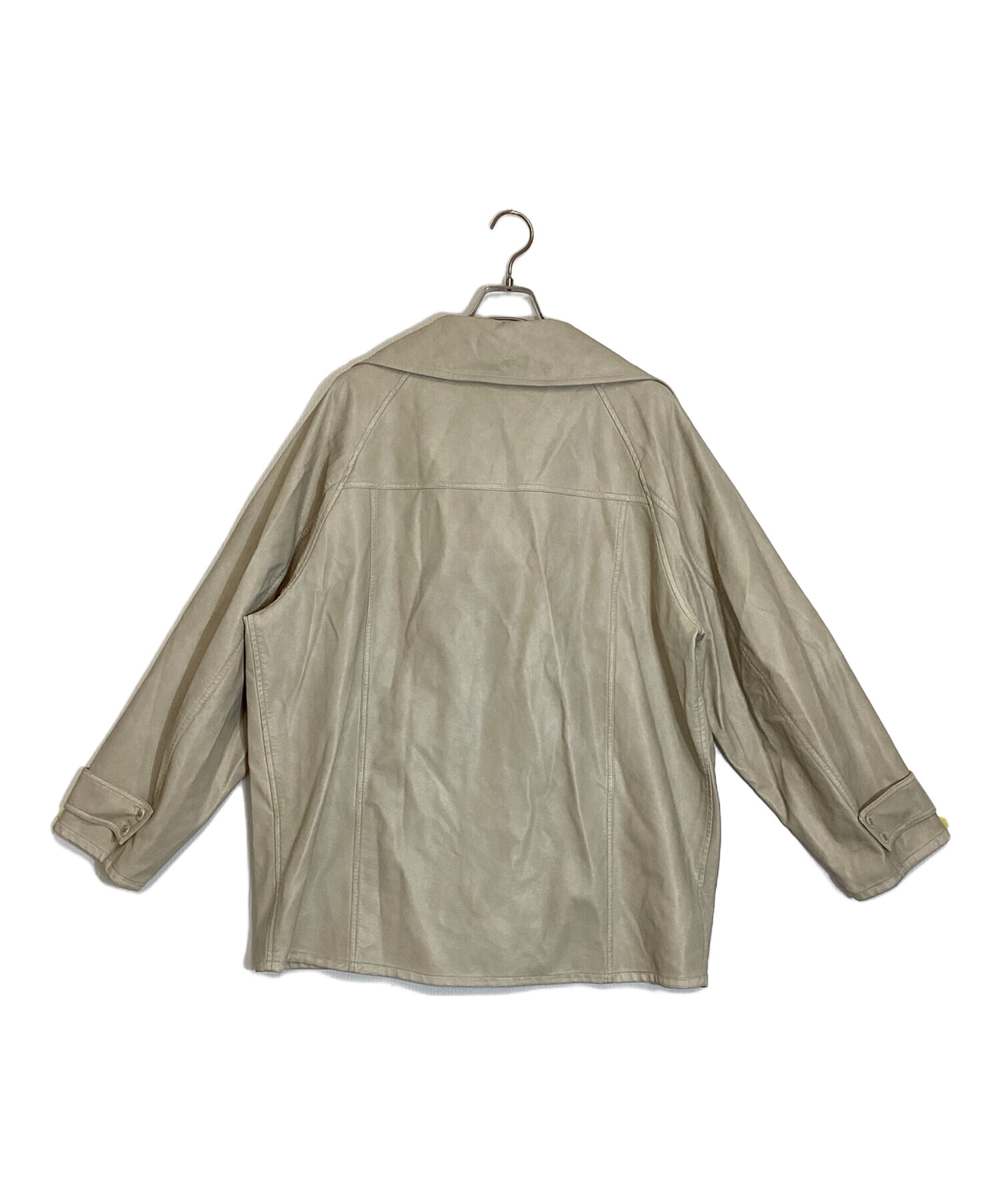 中古・古着通販】Ameri (アメリ) USED LIKE SYNTHETIC LEATHER JACKET