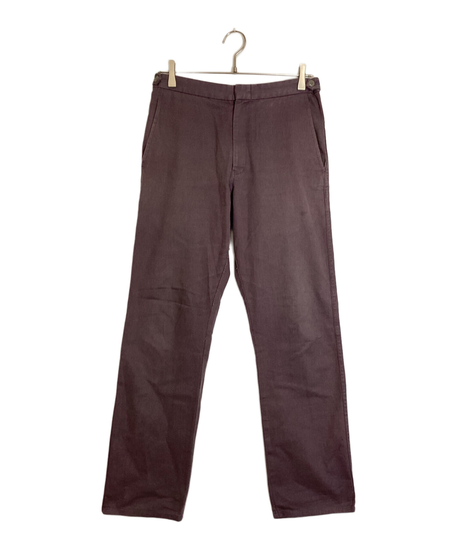 90aw コムデギャルソンオムプリュス ブラウン ウール スラックス 90s 中古・古着通販】COMME des GARCONS HOMME PLUS (コムデギャルソンオム