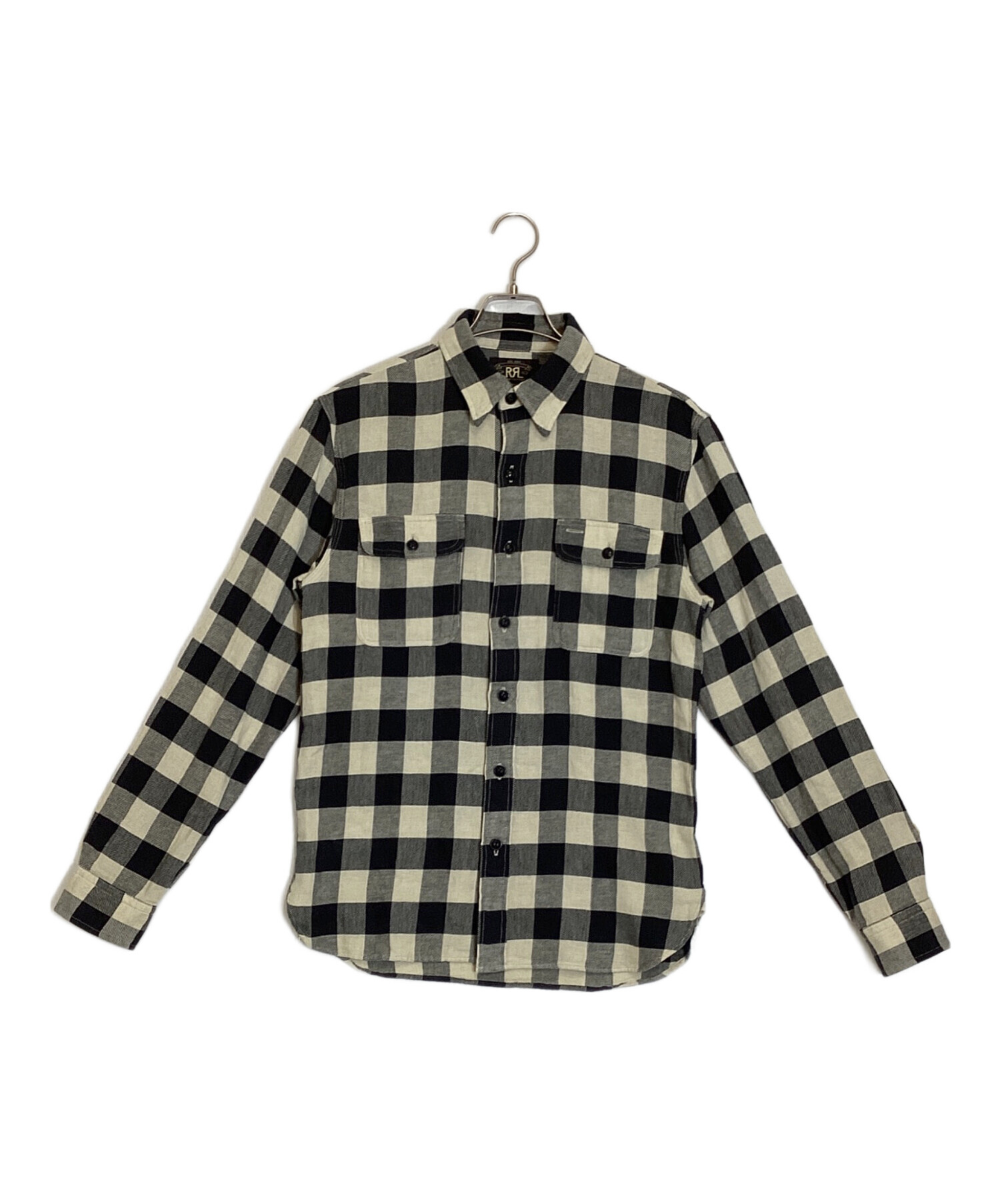 RRL チェックシャツ　ネルシャツ 中古・古着通販】RRL (ダブルアールエル) チェックネルシャツ